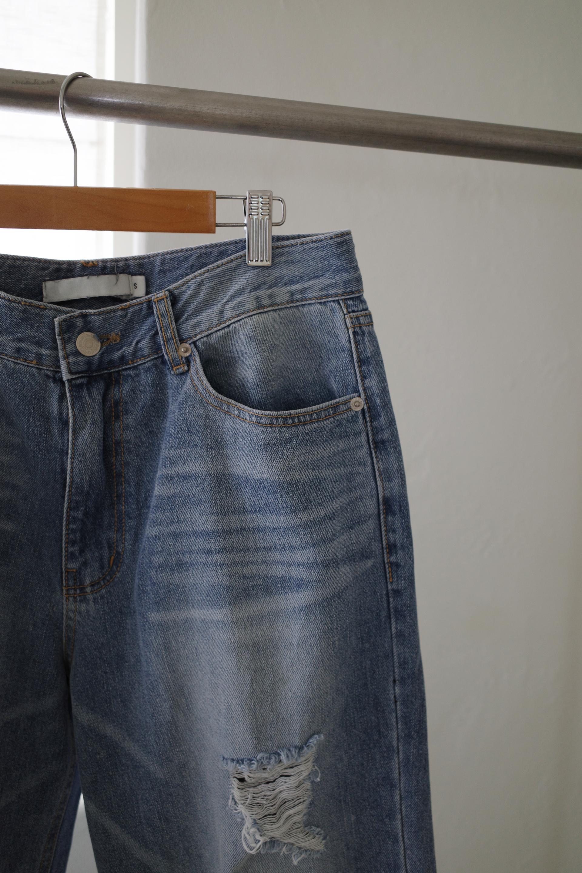Raw overfit denim