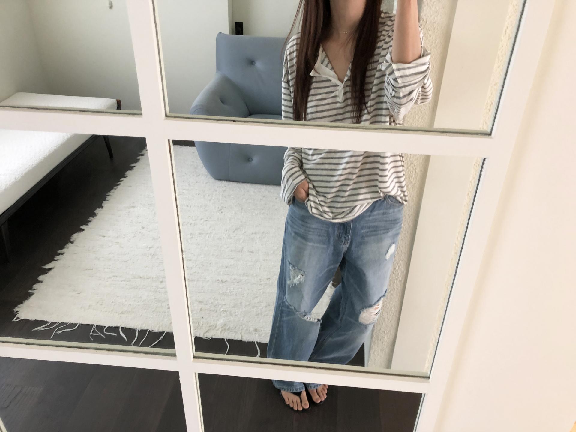 Raw overfit denim