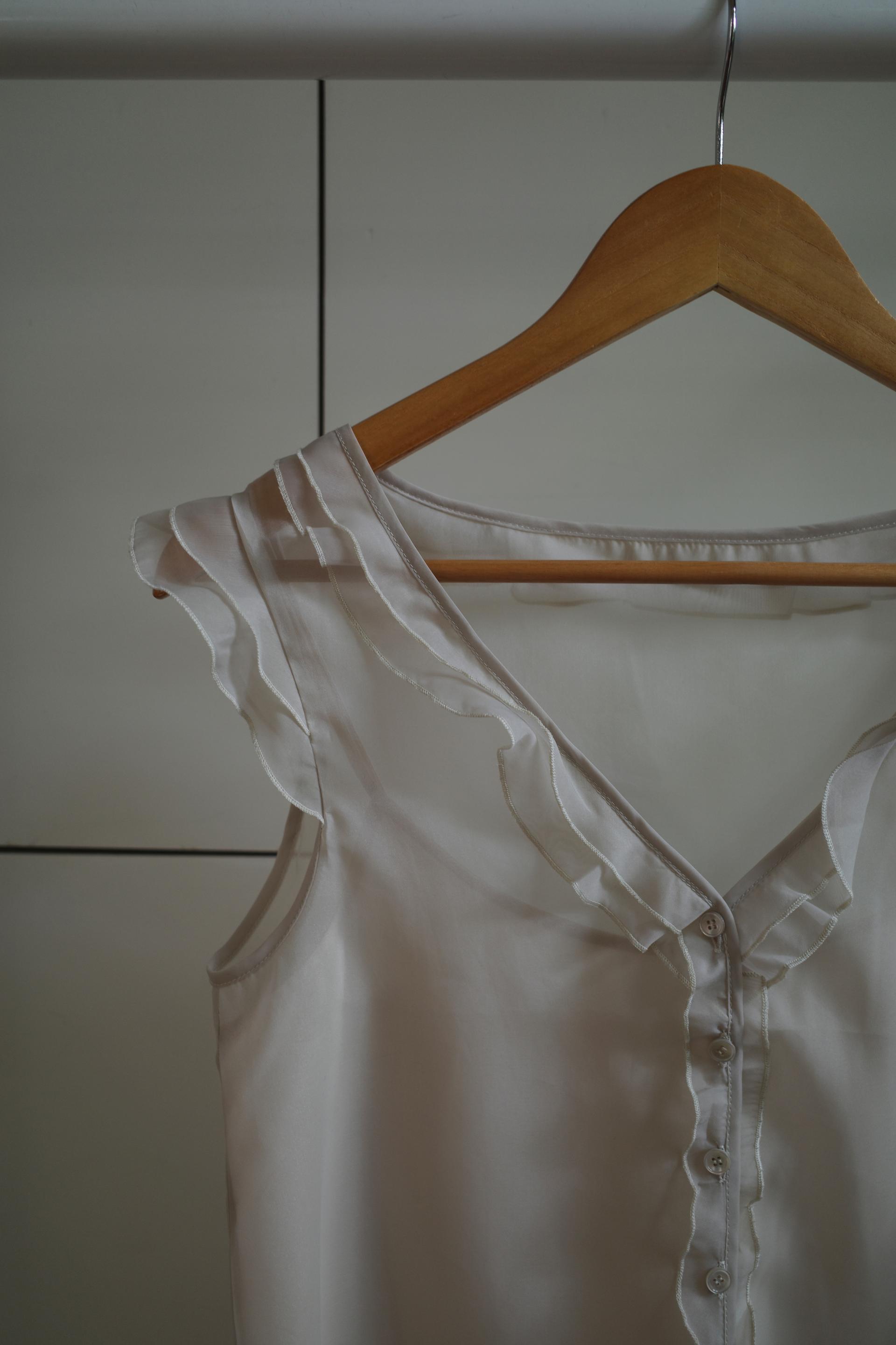 Peach blouse