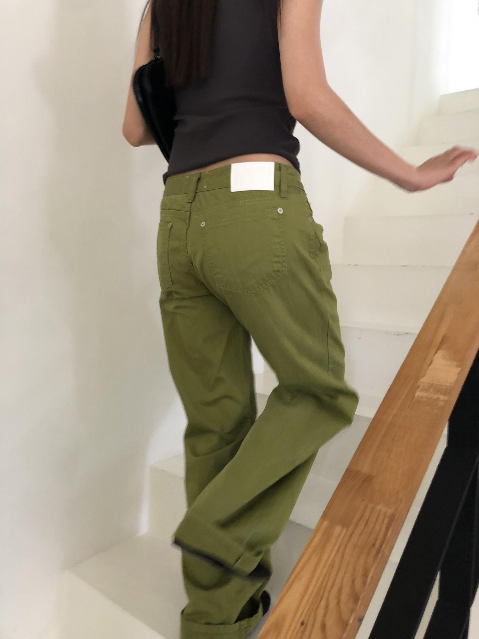 Matcha slub jean