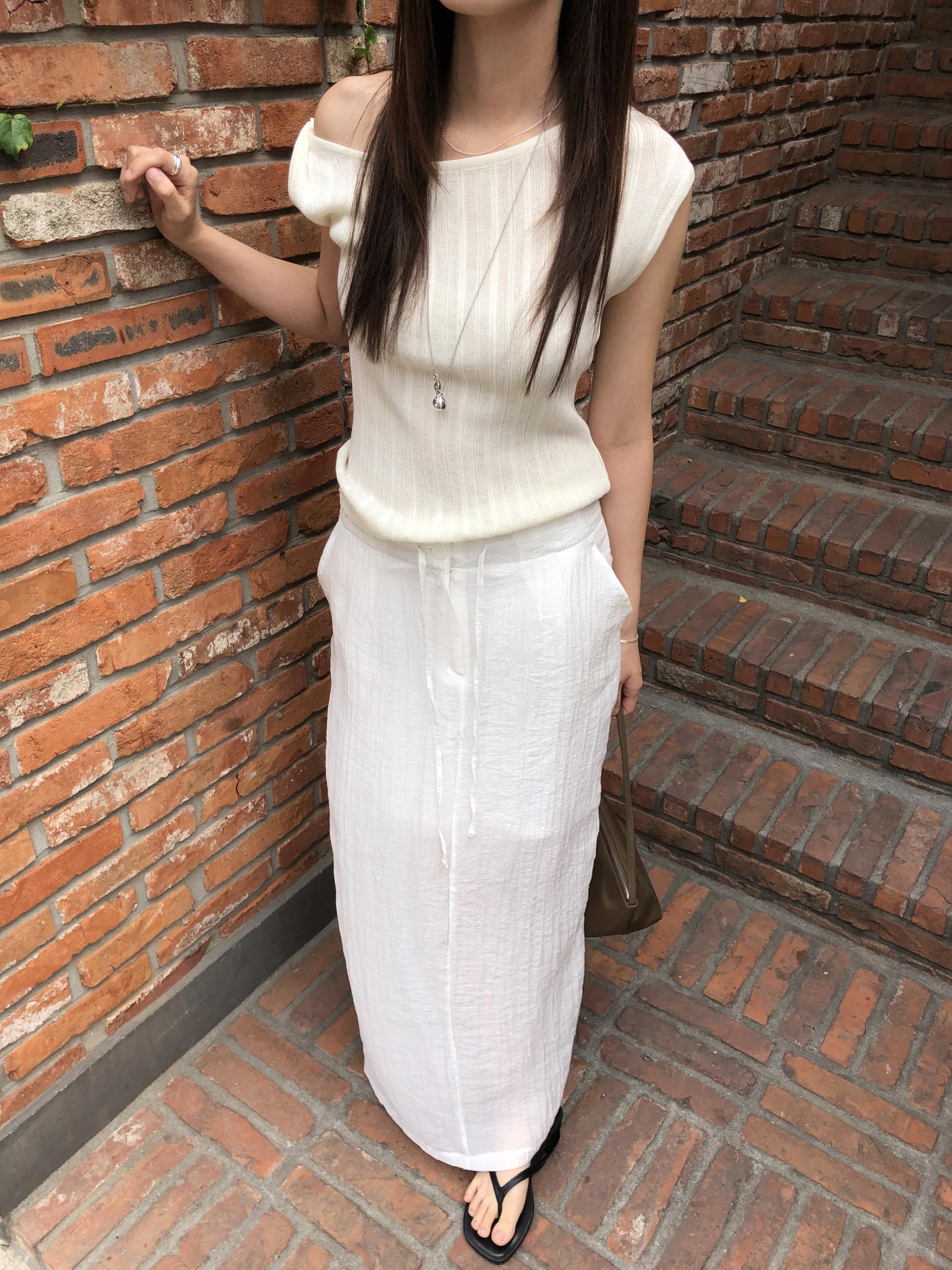 Veil wrinkle skirt