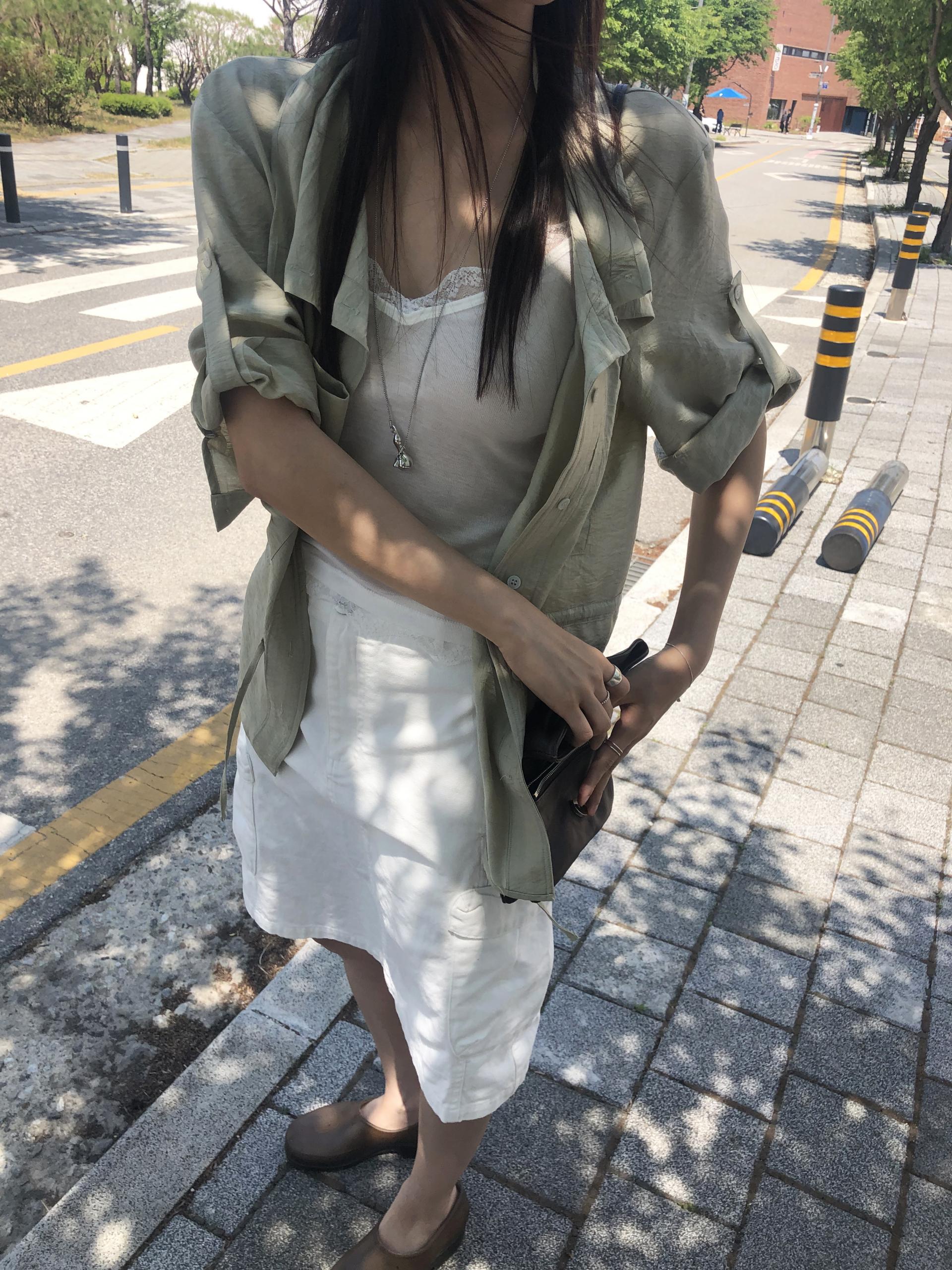 Cargo half skirt