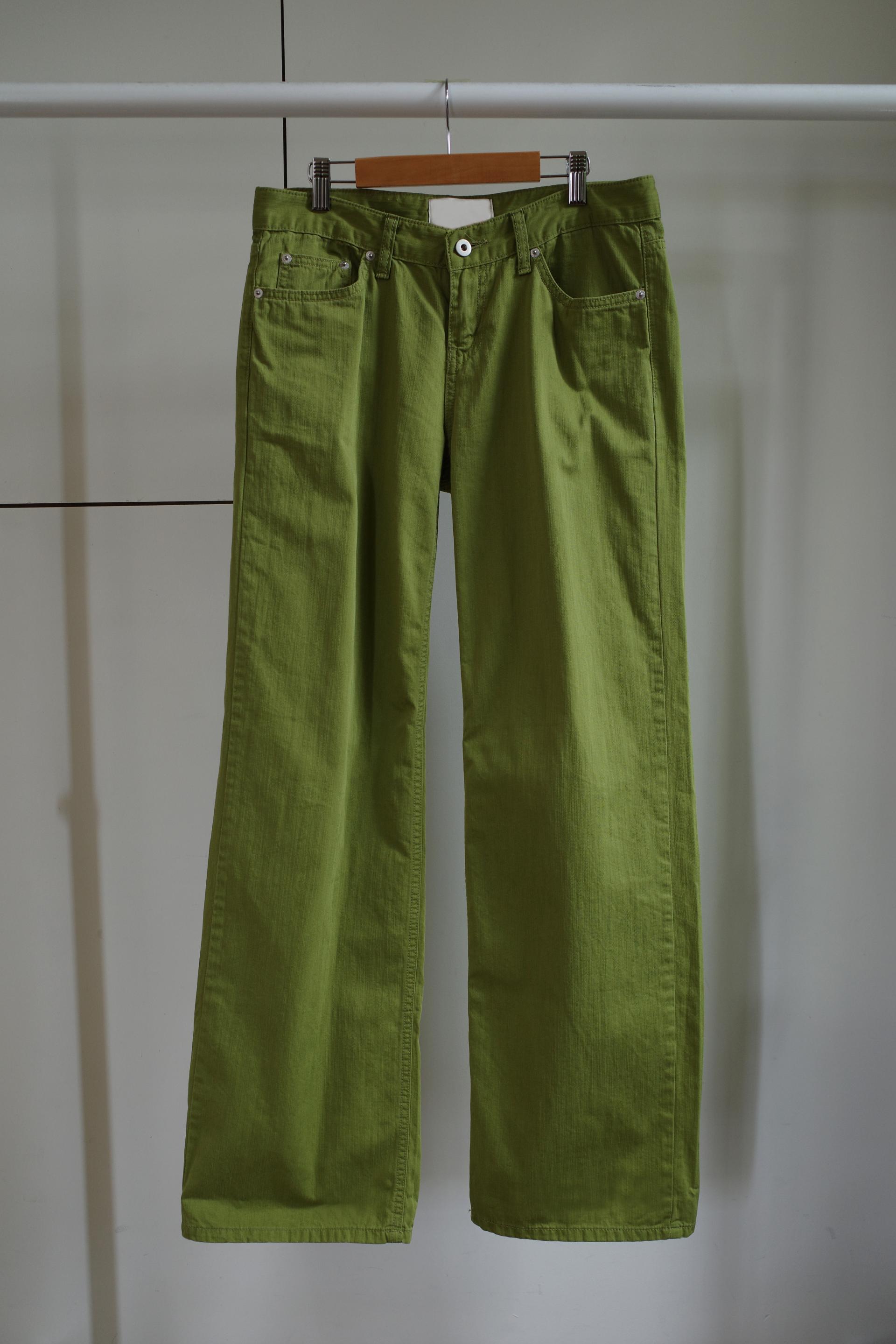 Matcha slub jean