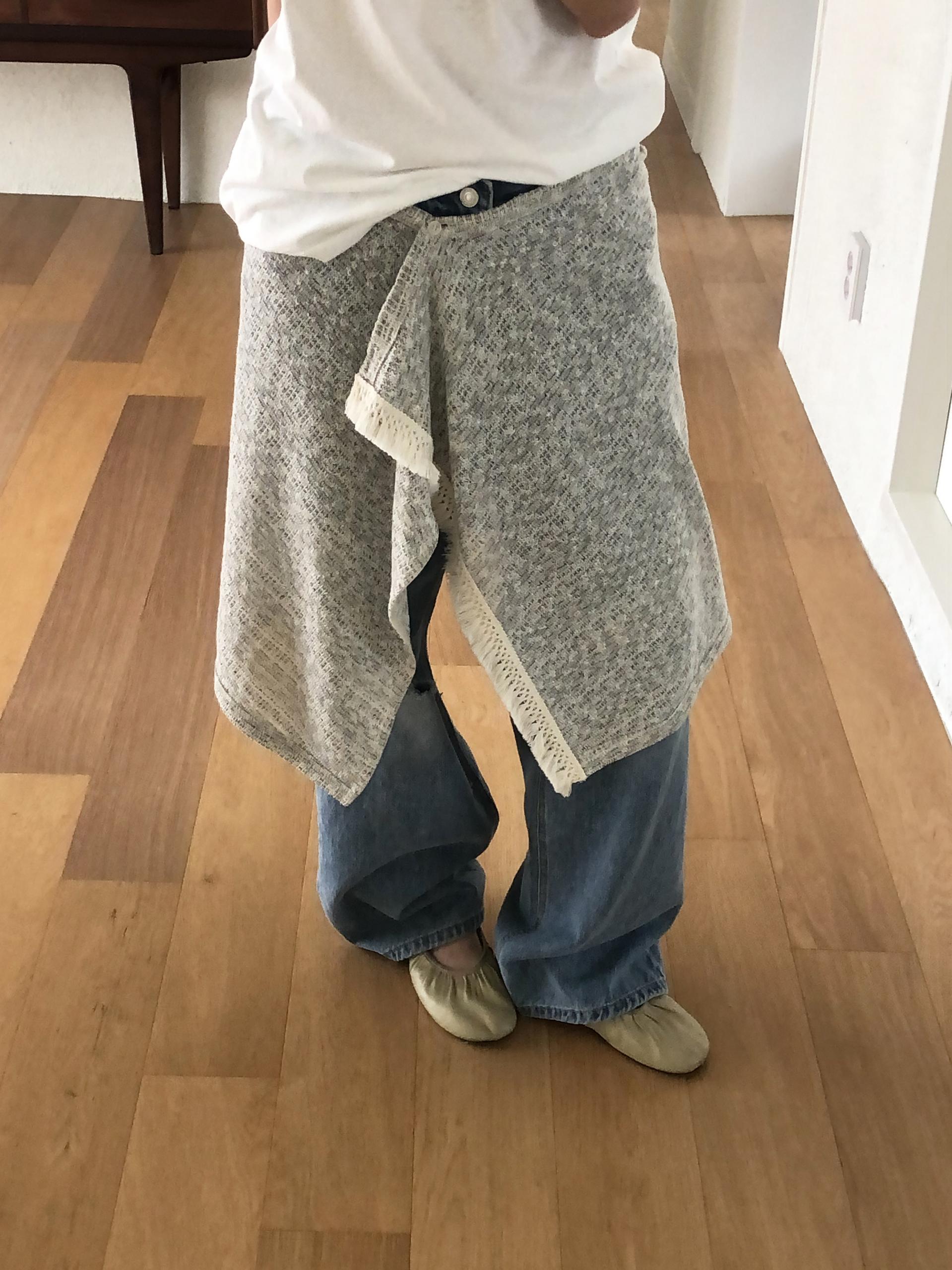 Raw overfit denim