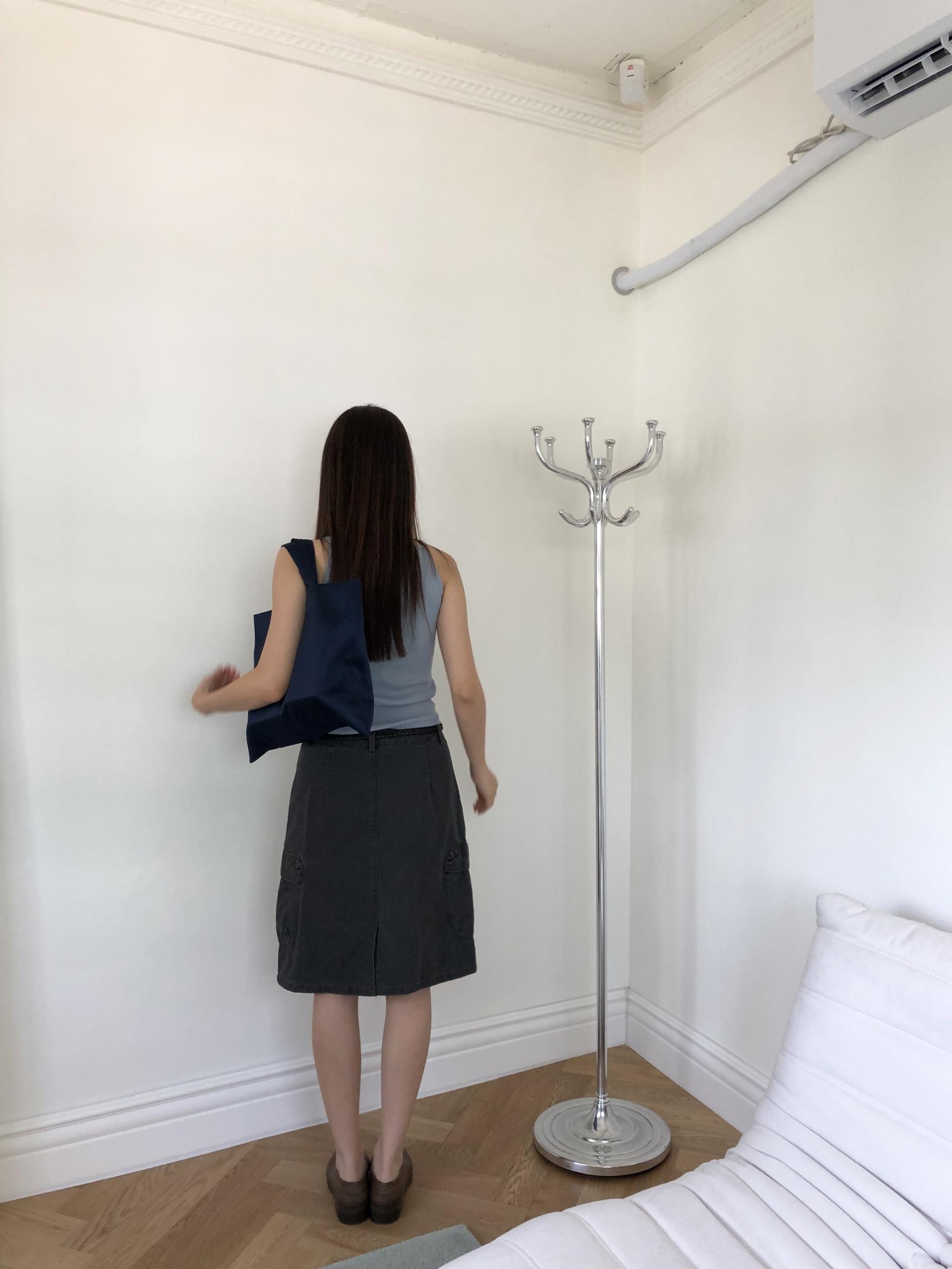 Satin tote bag