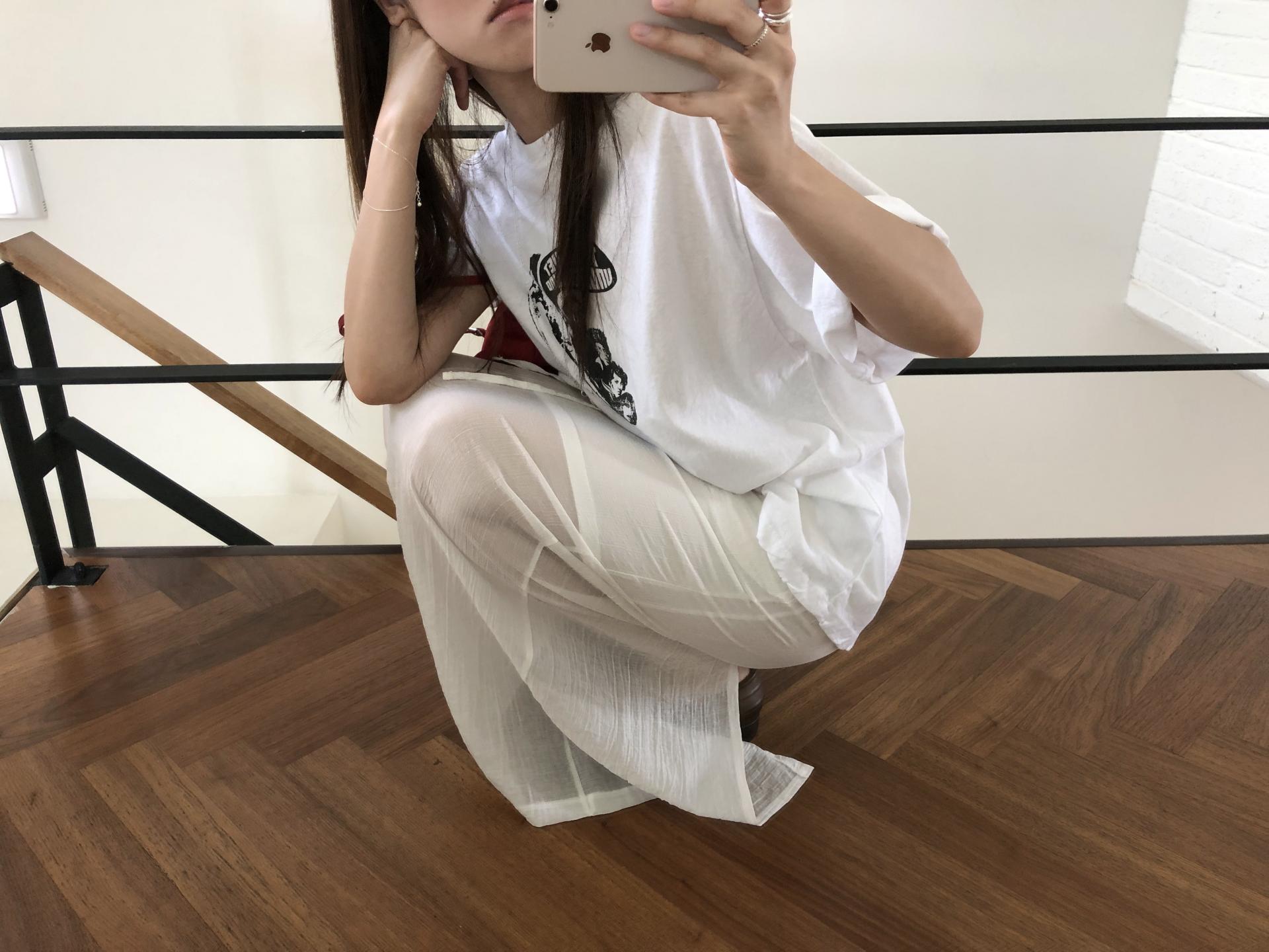 Veil wrinkle skirt