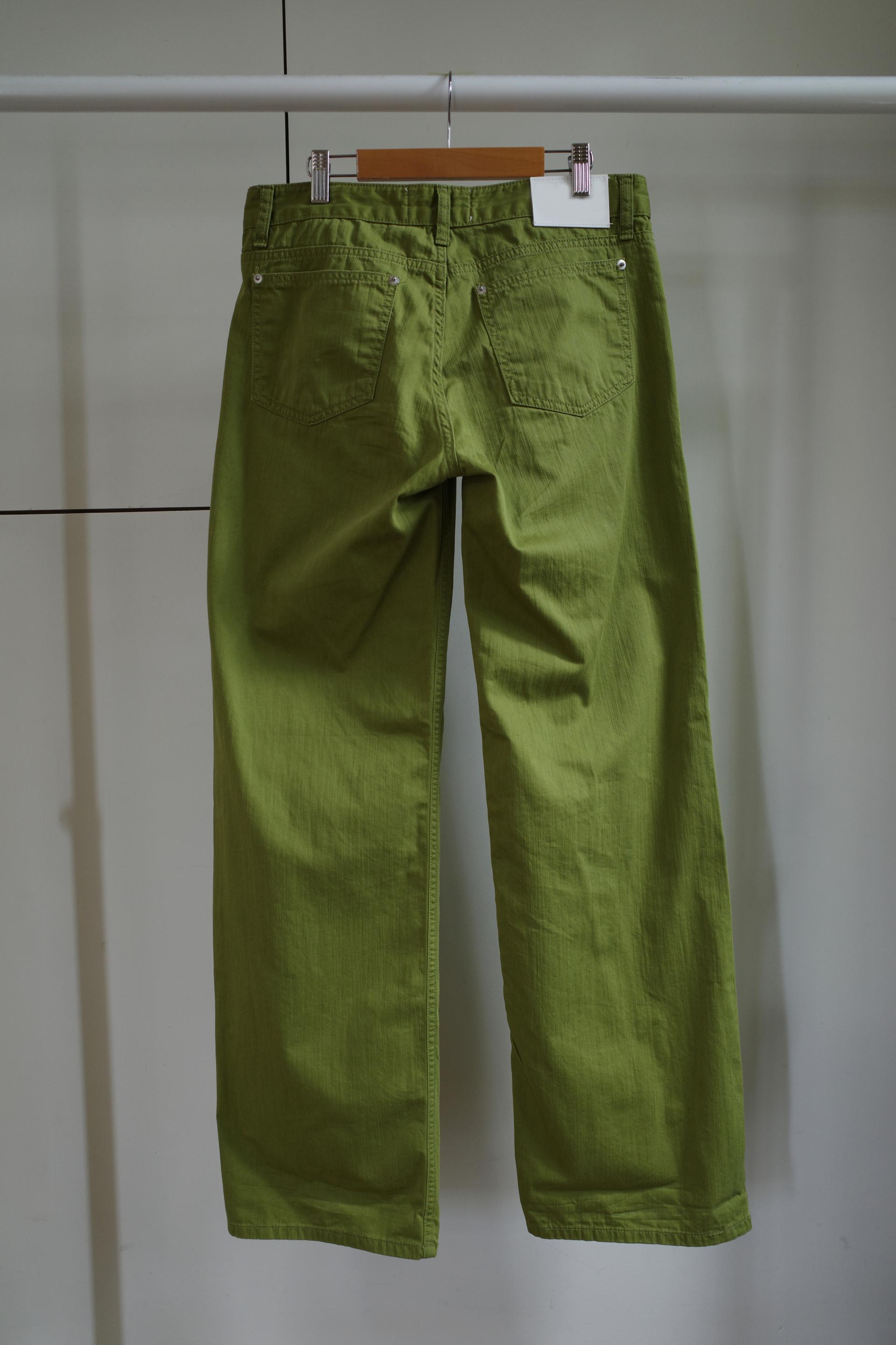 Matcha slub jean