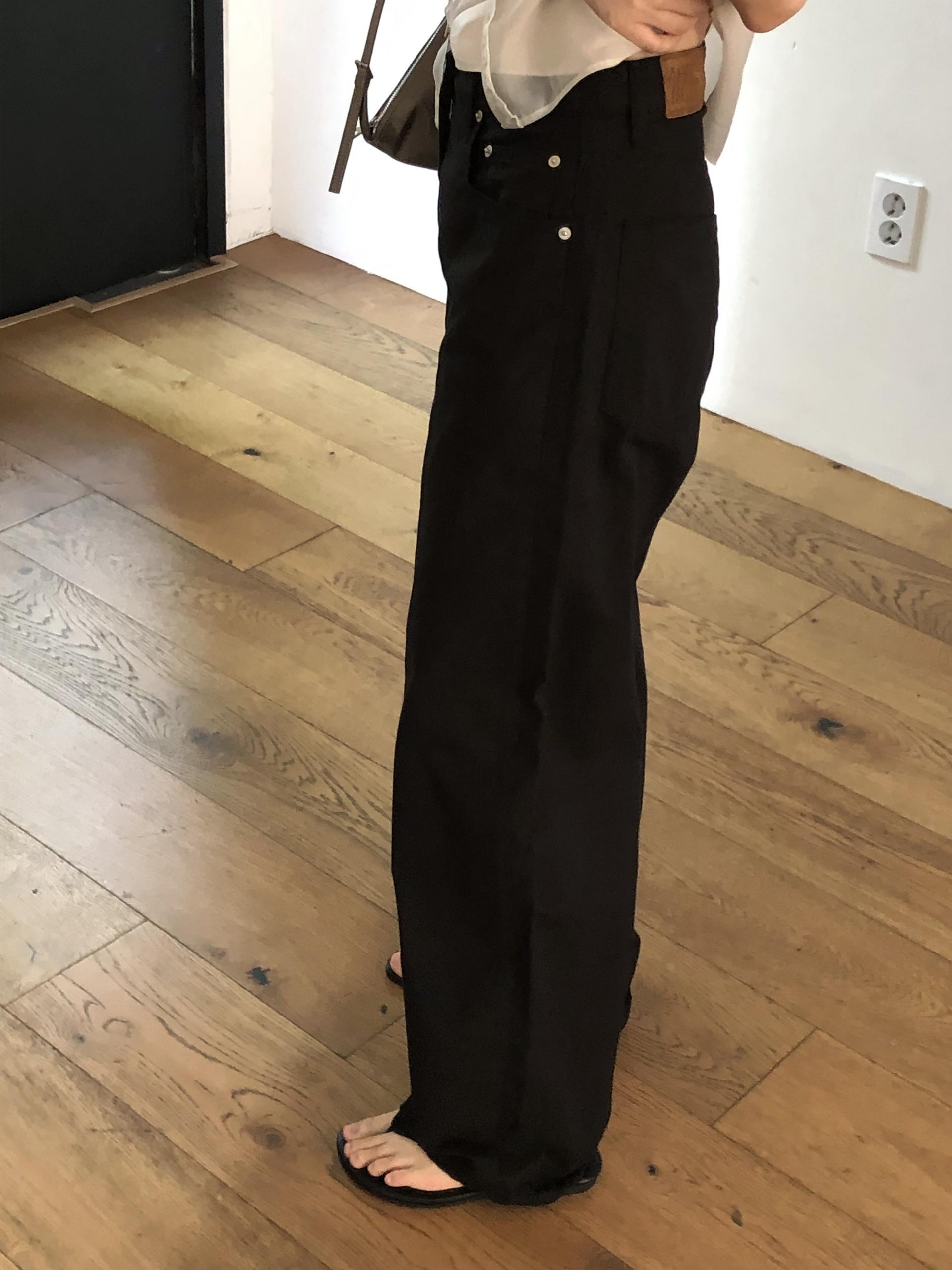 Log cotton denim