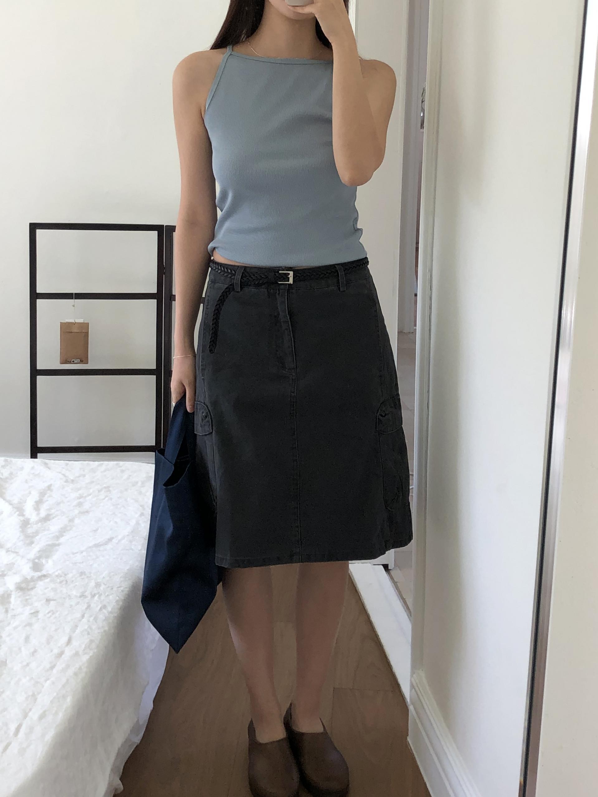 Cargo half skirt