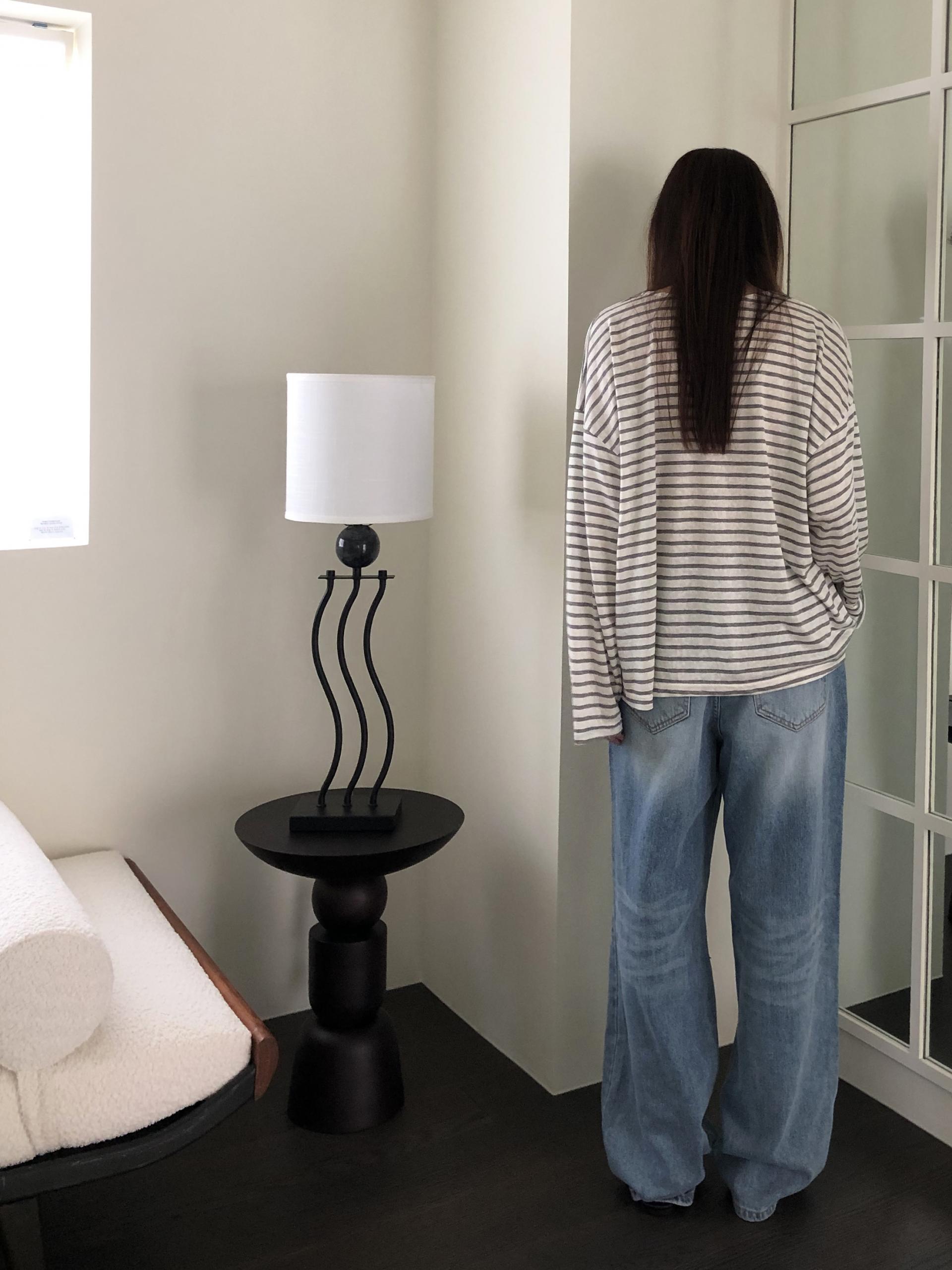 Loose stripe T