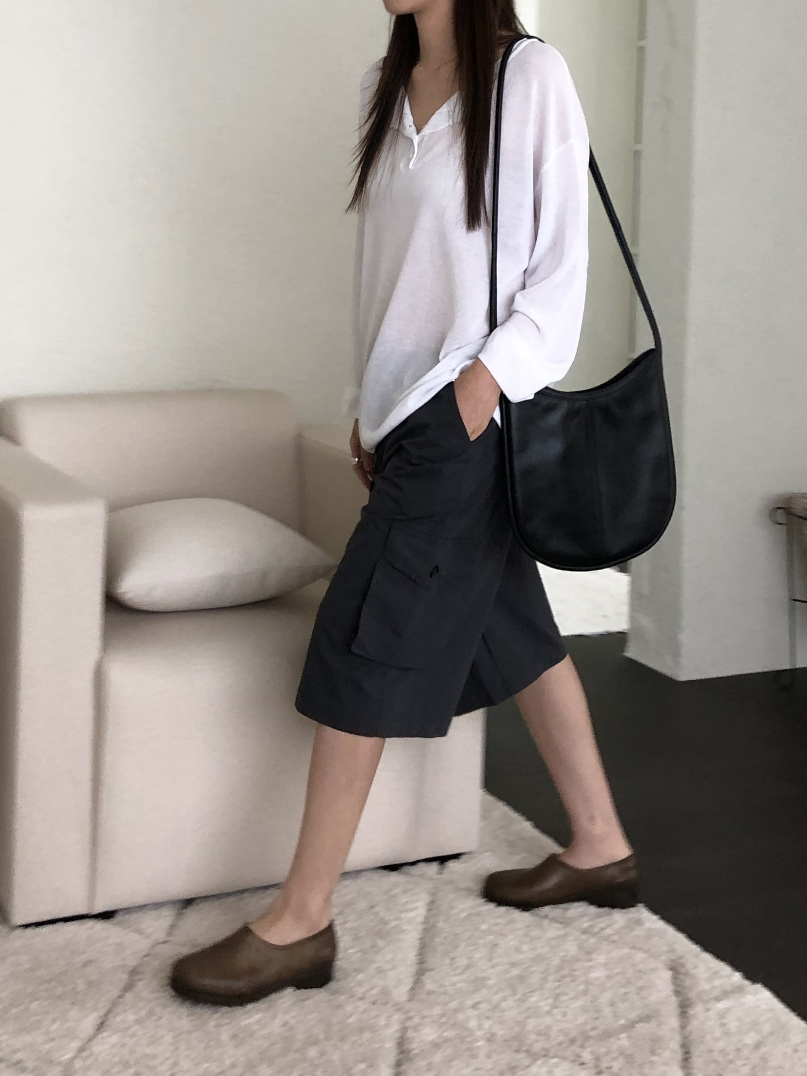 Cargo bermuda pants