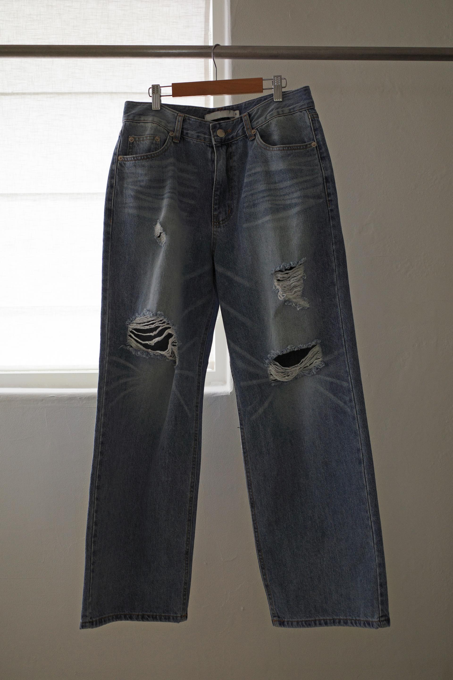 Raw overfit denim