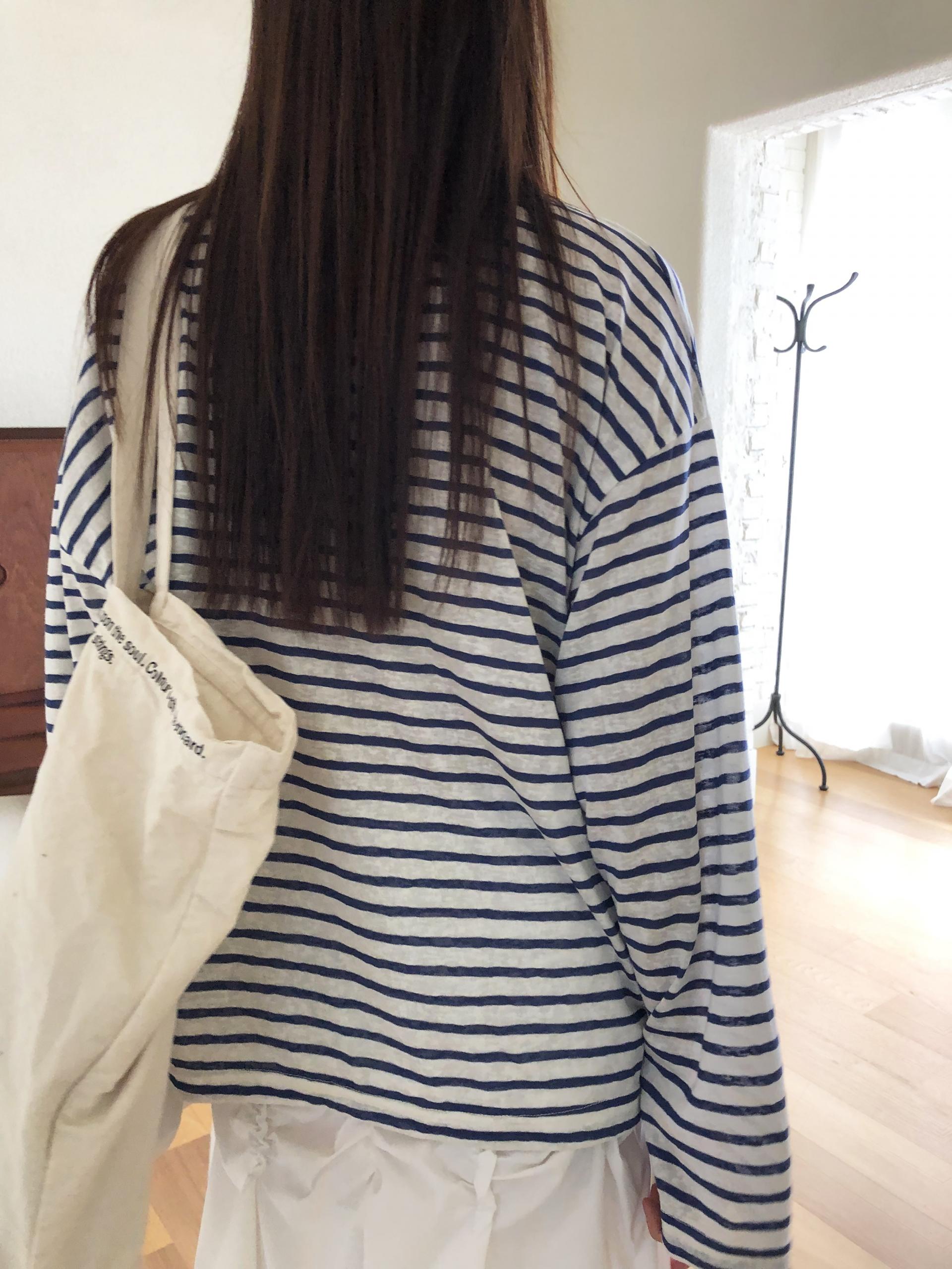 Loose stripe T