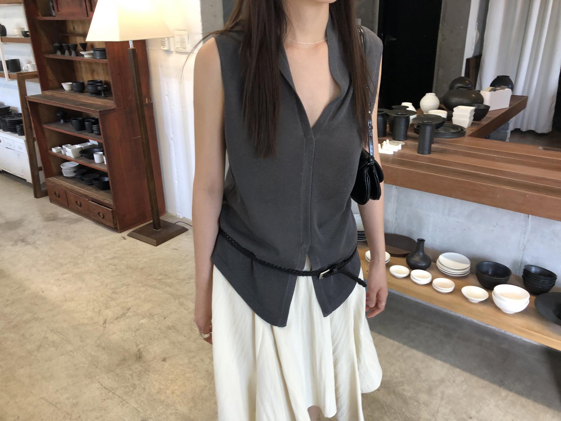 Odette unbalanced skirt