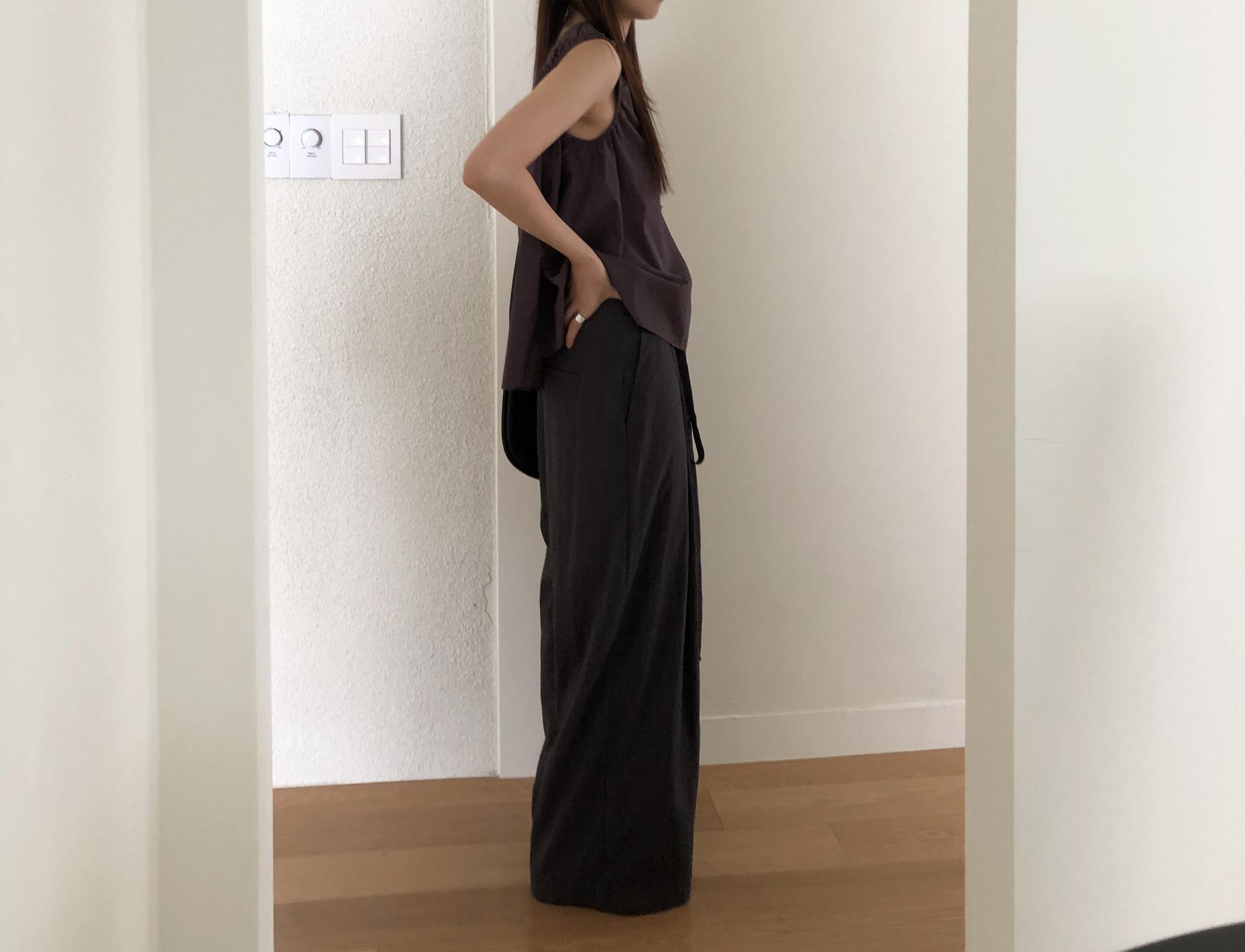 Wide wrap pants