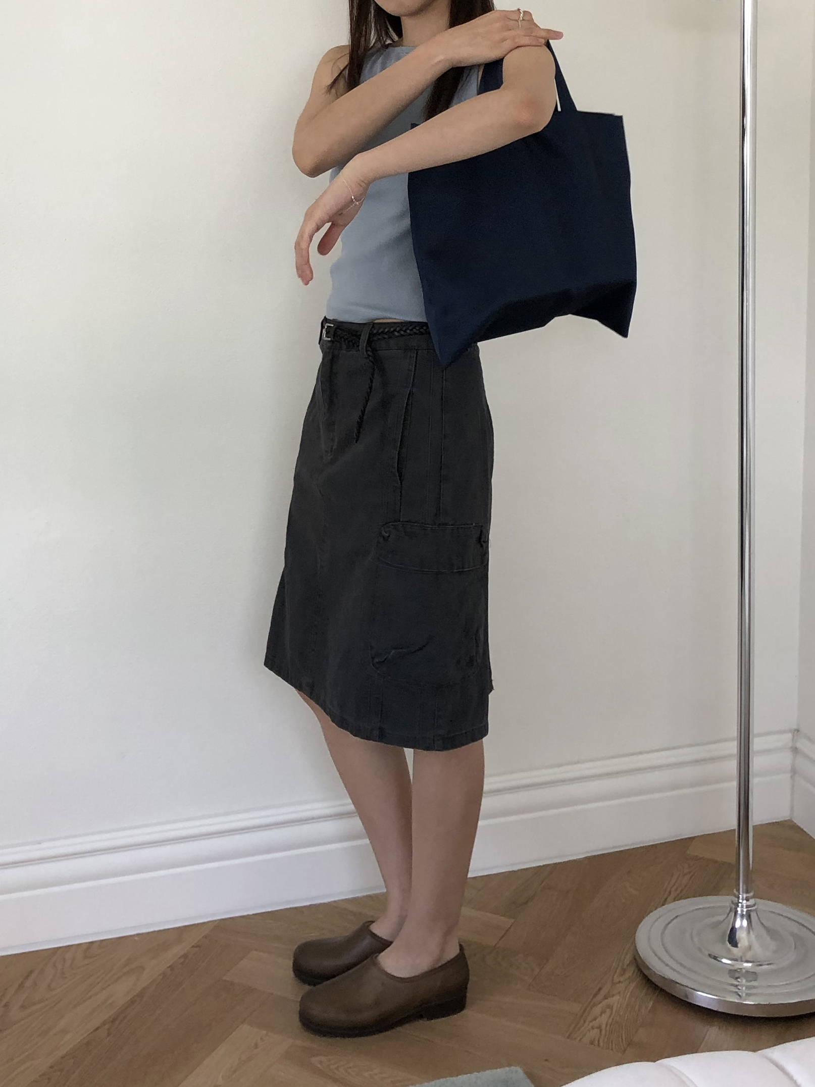 Satin tote bag
