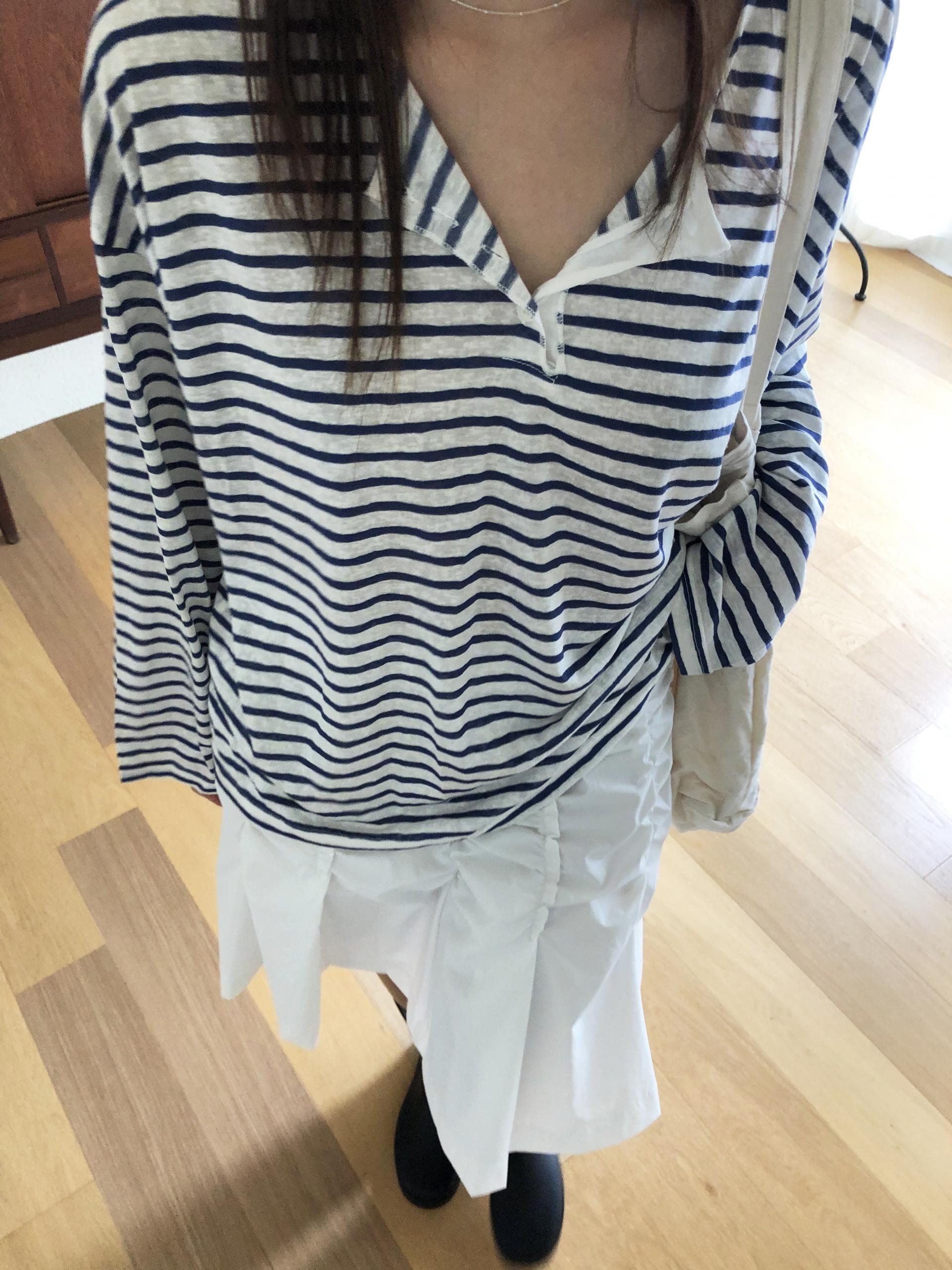 Loose stripe T