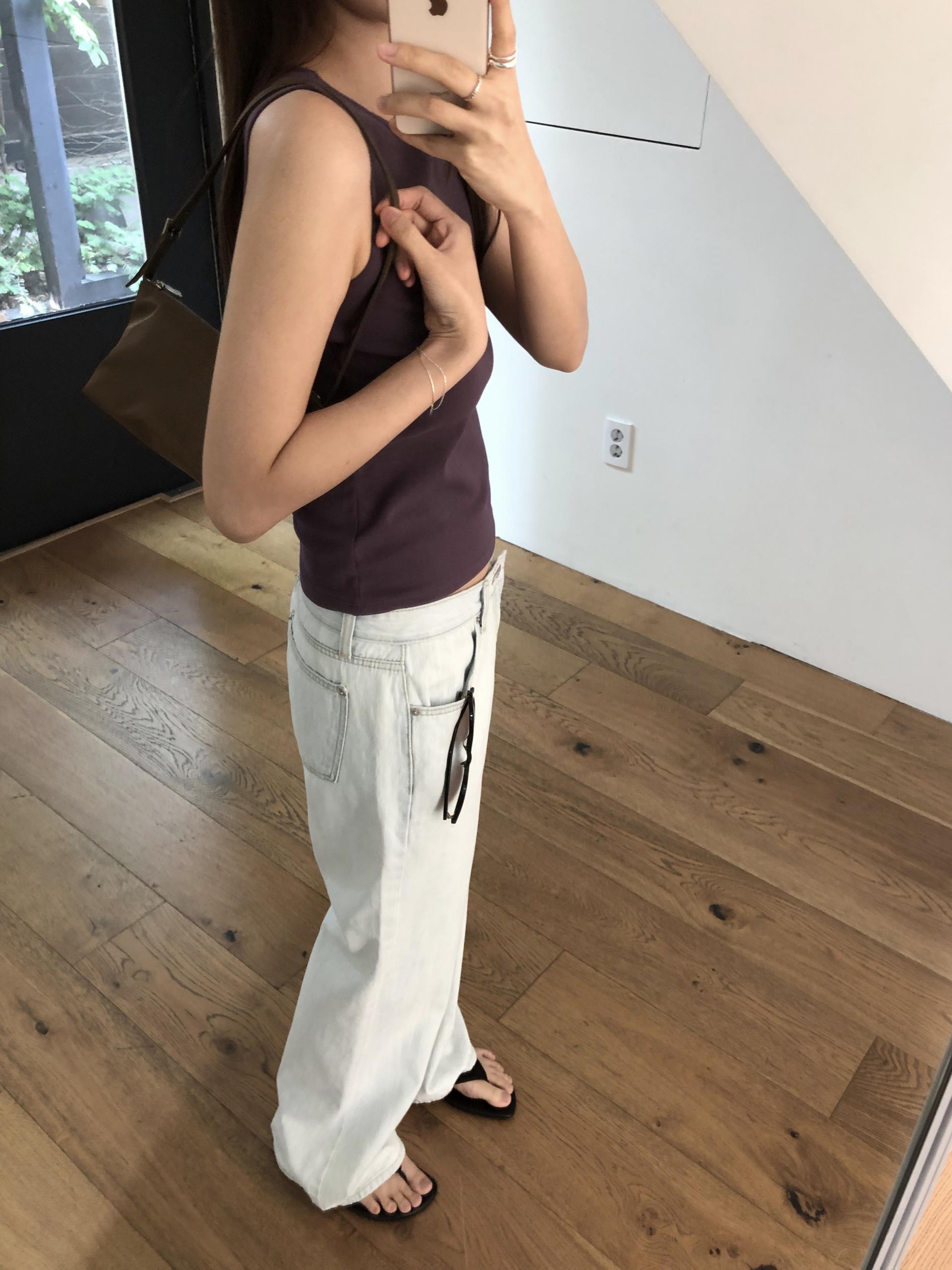 Suede flip flop