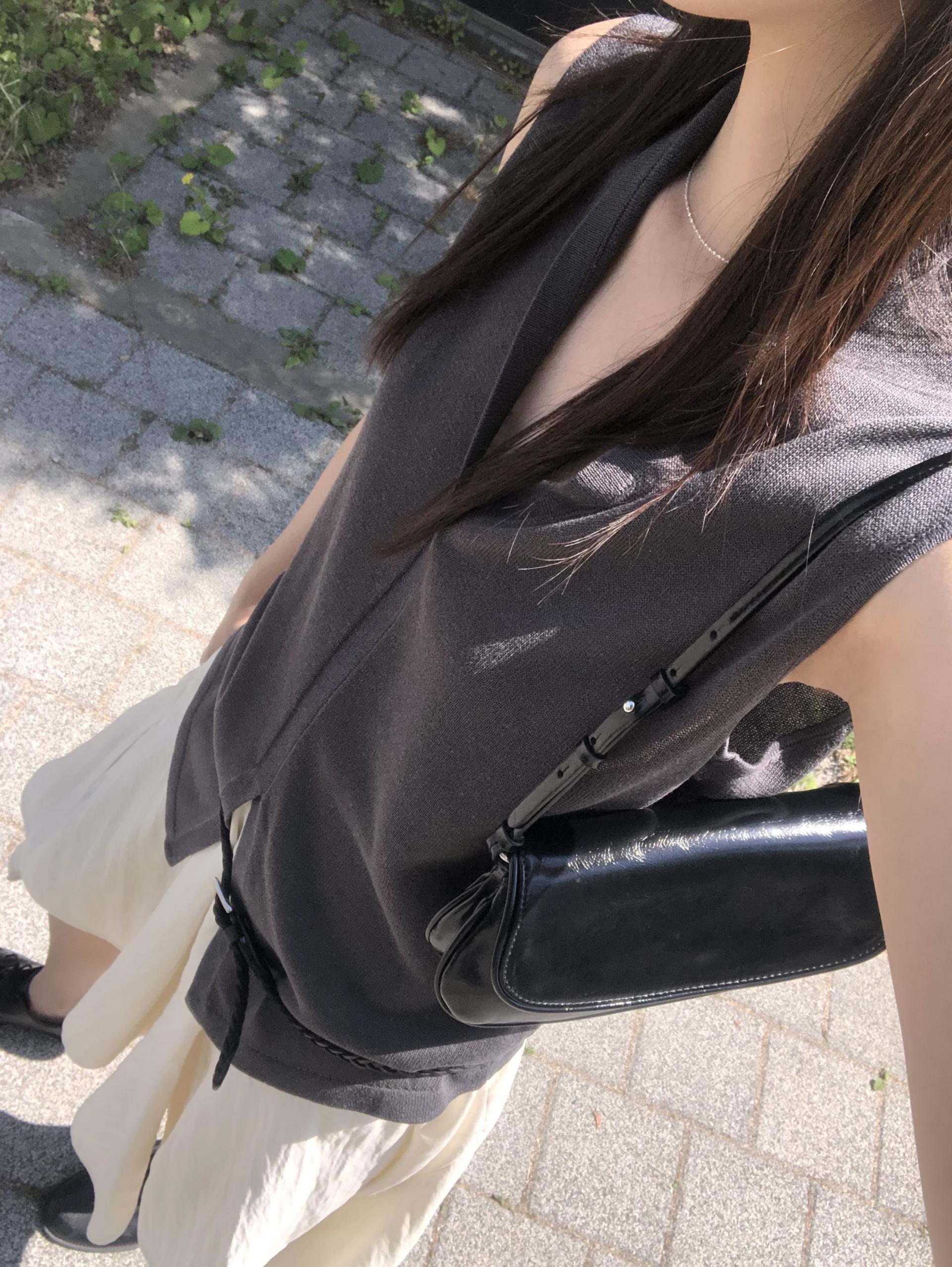 Odette unbalanced skirt