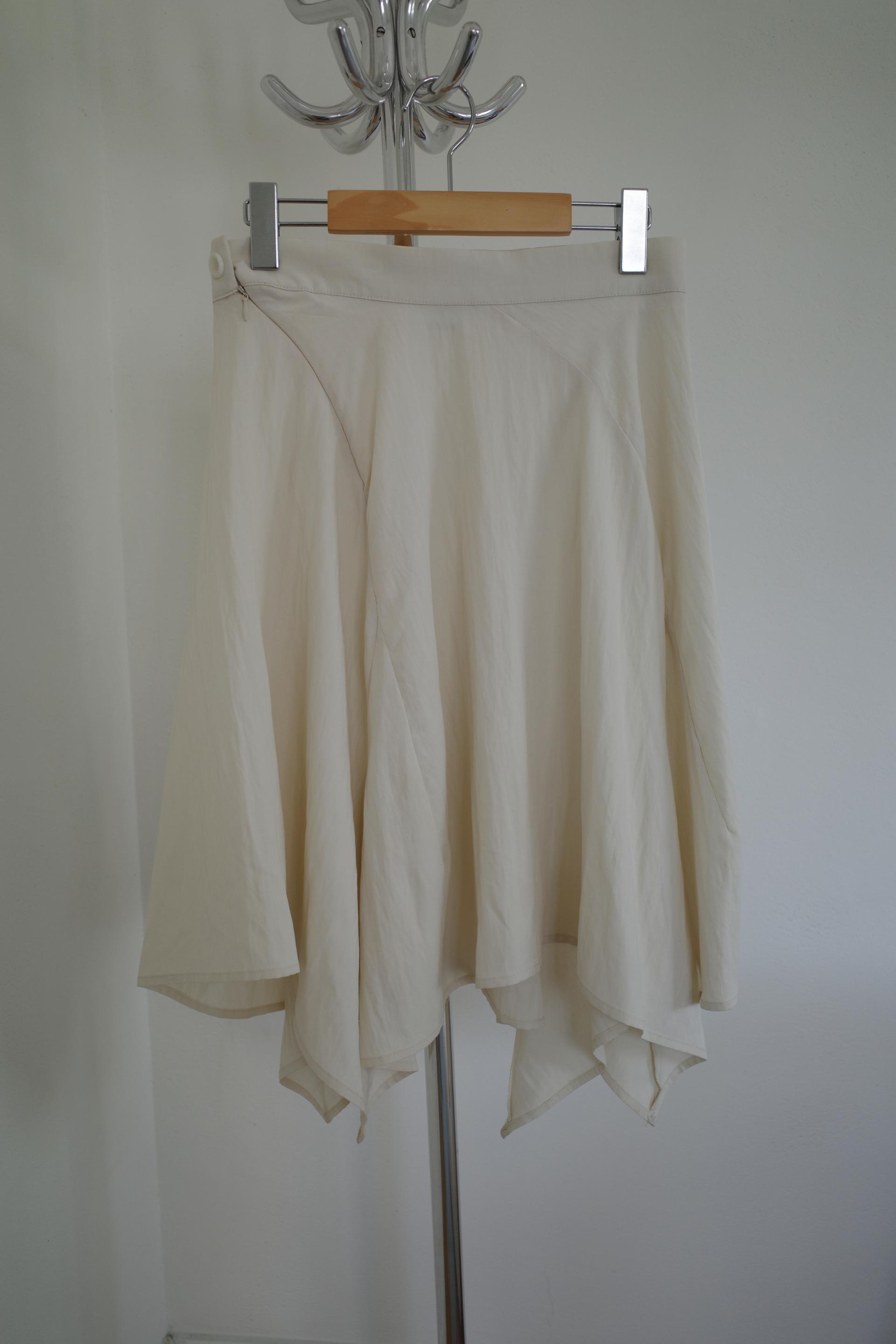 Odette unbalanced skirt