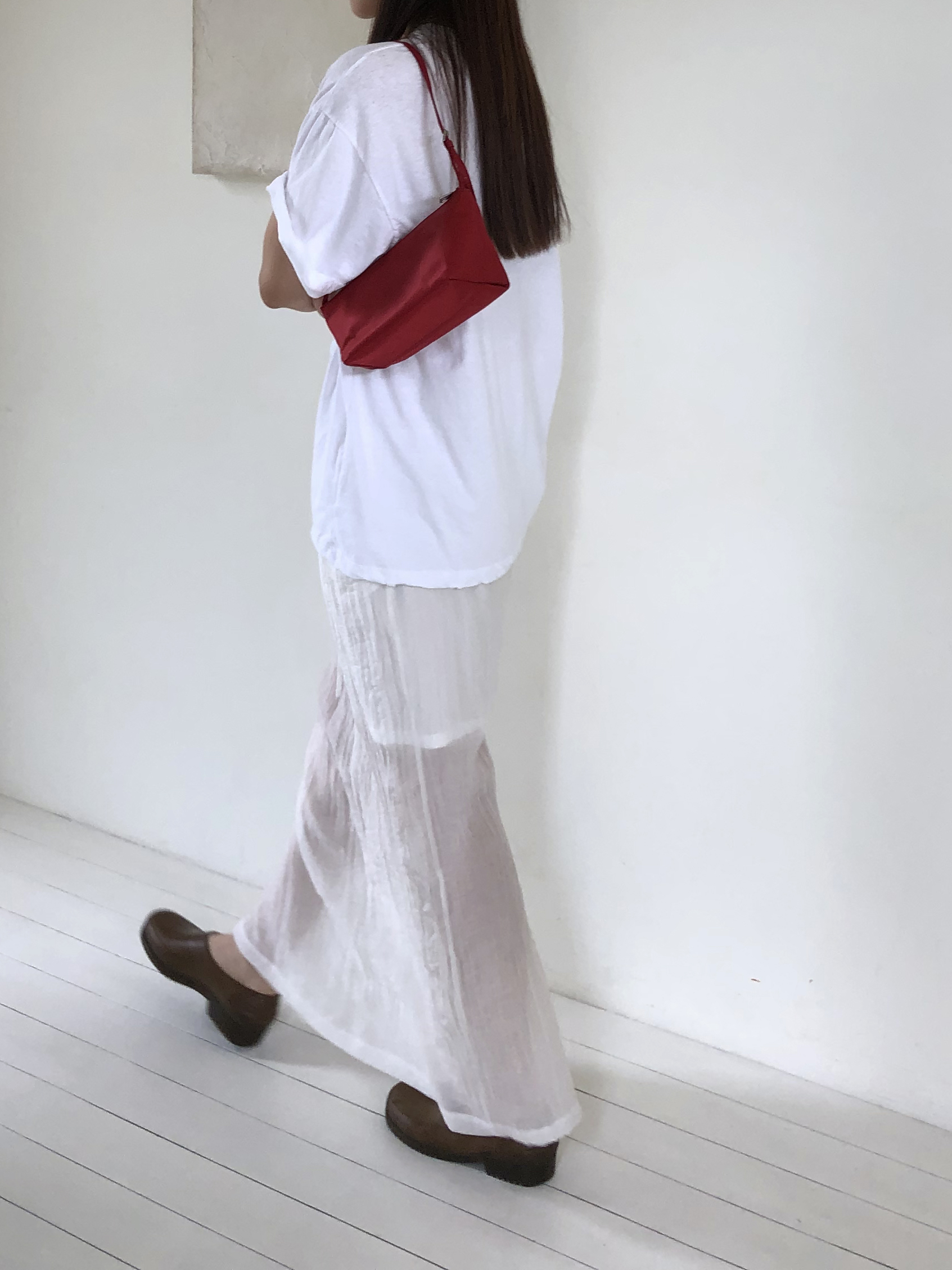 Veil wrinkle skirt