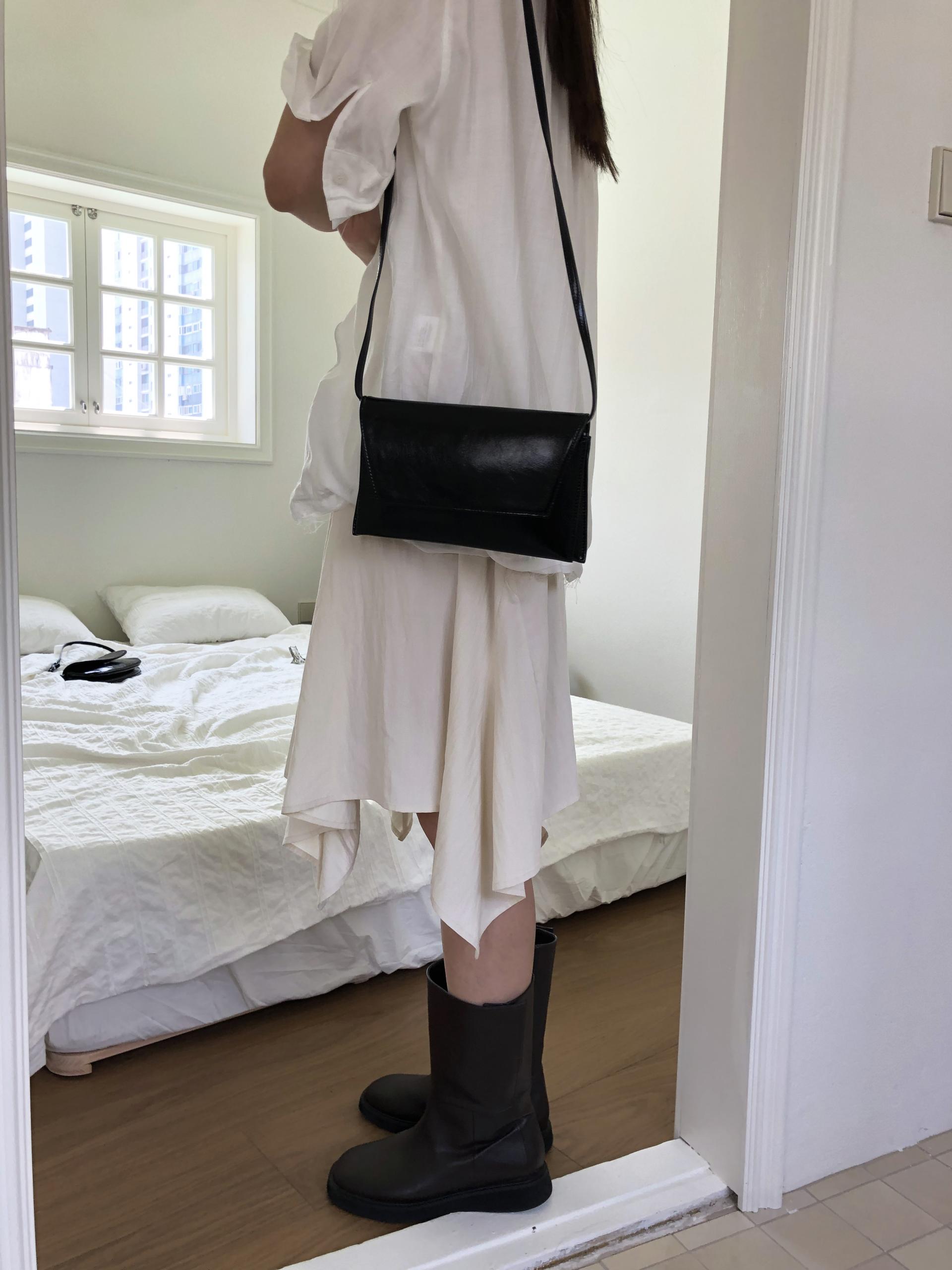 Odette unbalanced skirt