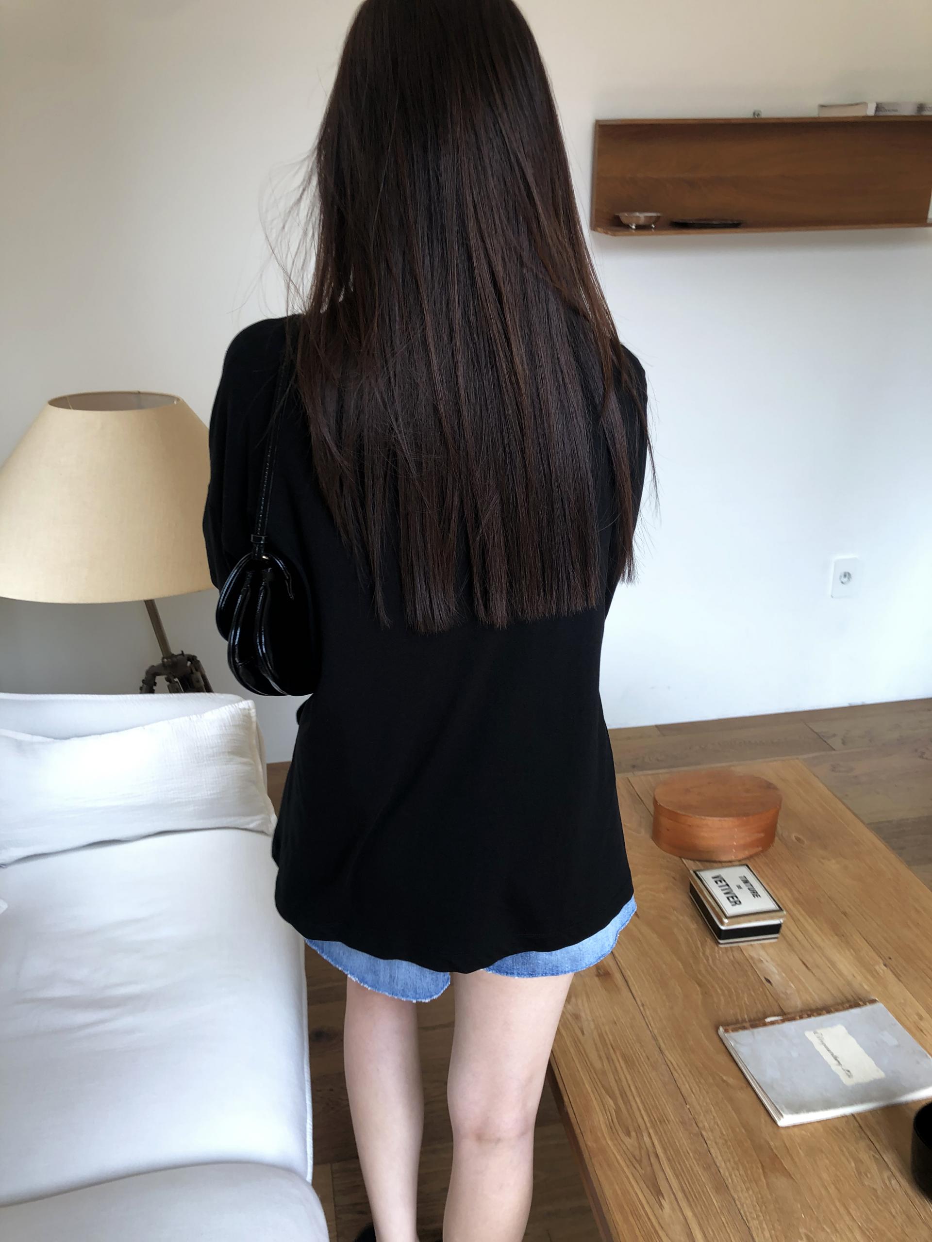Peach blouse