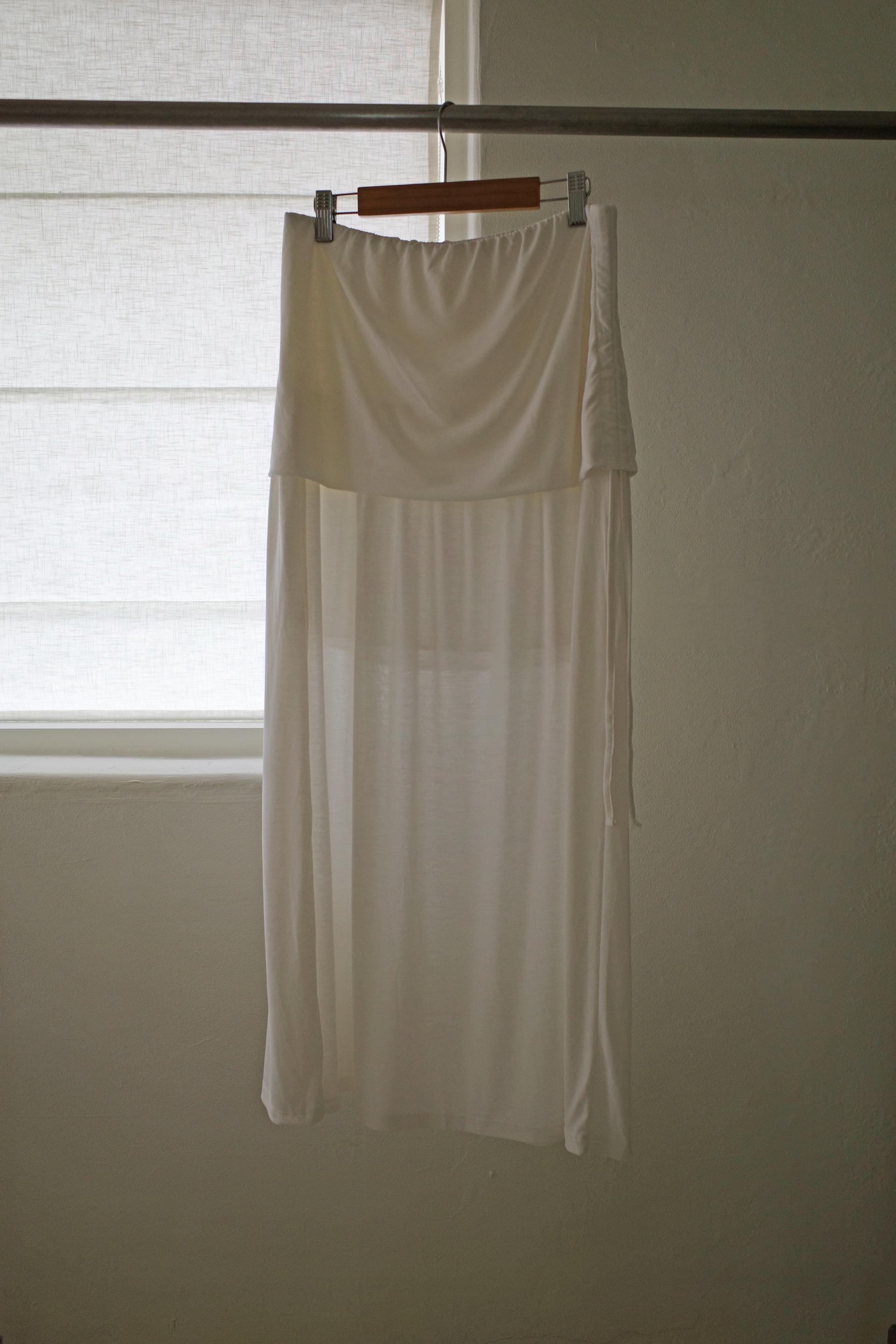 Modal shirring skirt