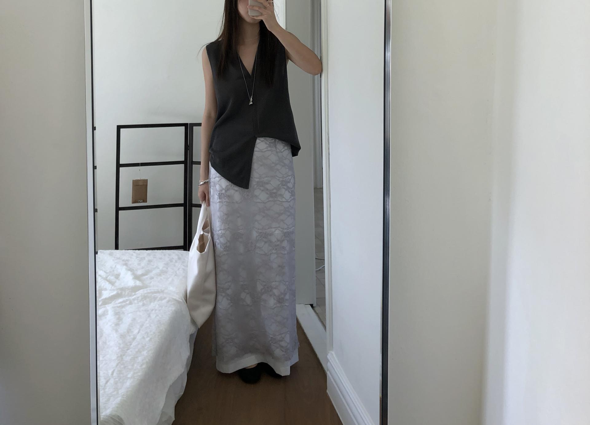 Air maxi skirt
