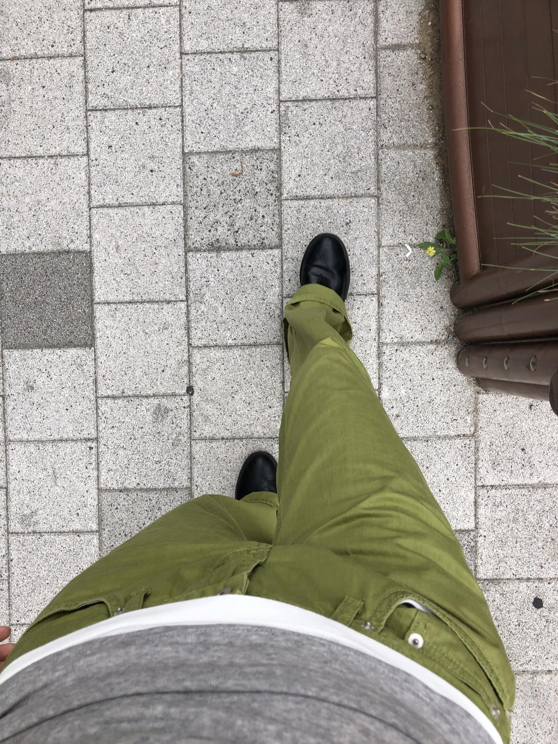 Matcha slub jean