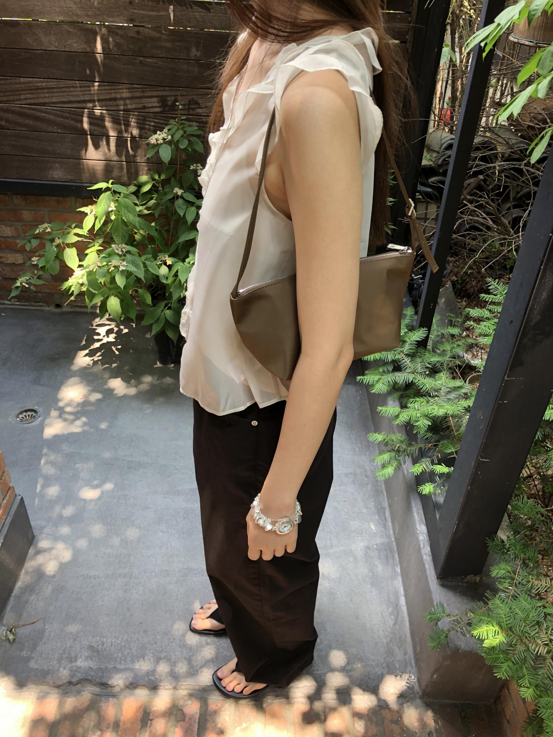 Peach blouse