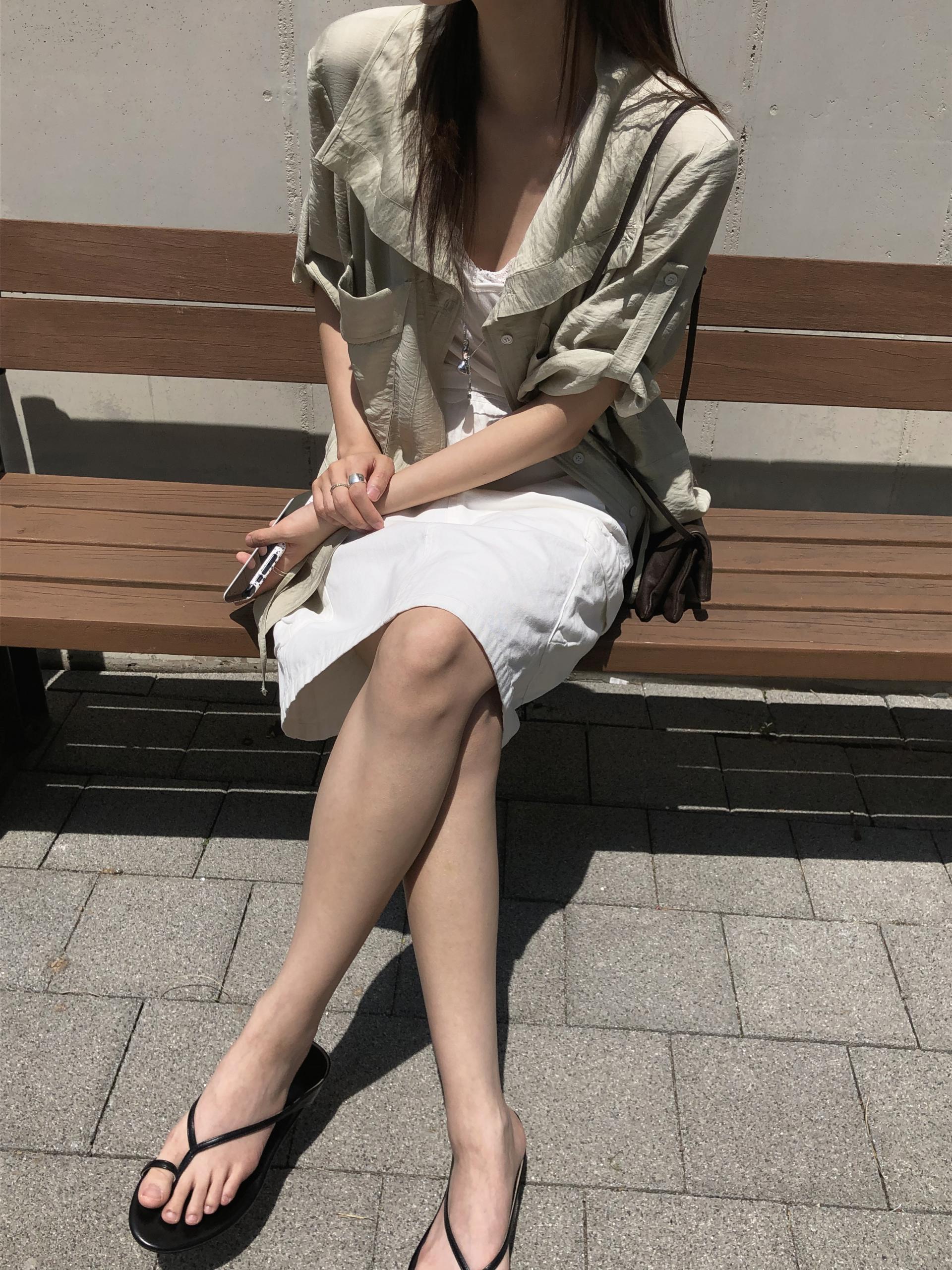 Cargo half skirt