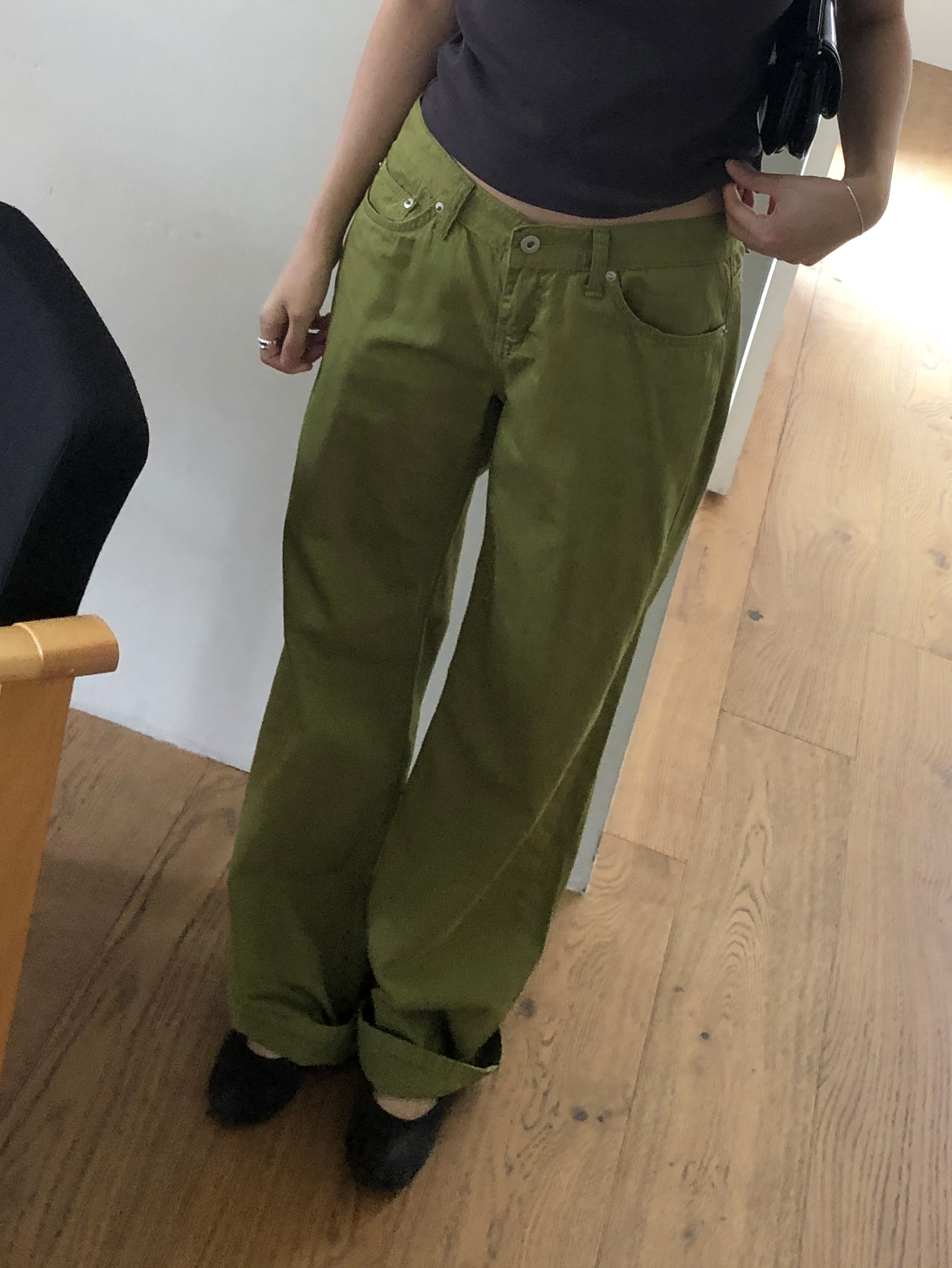 Matcha slub jean