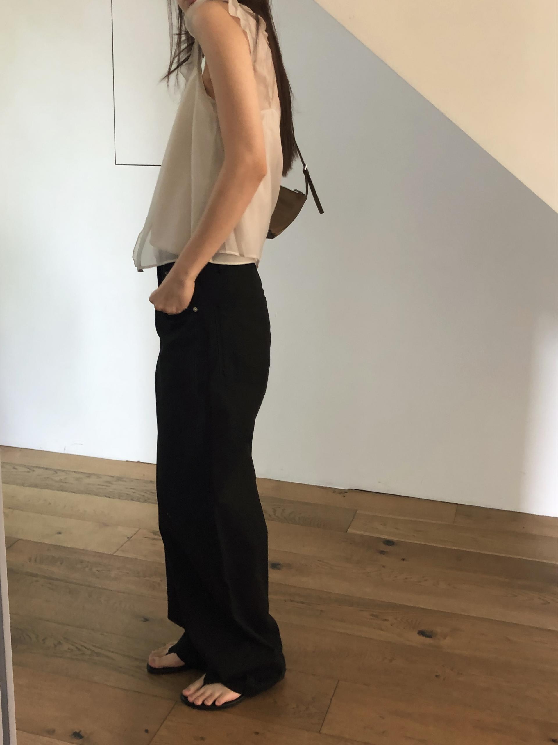 Suede flip flop