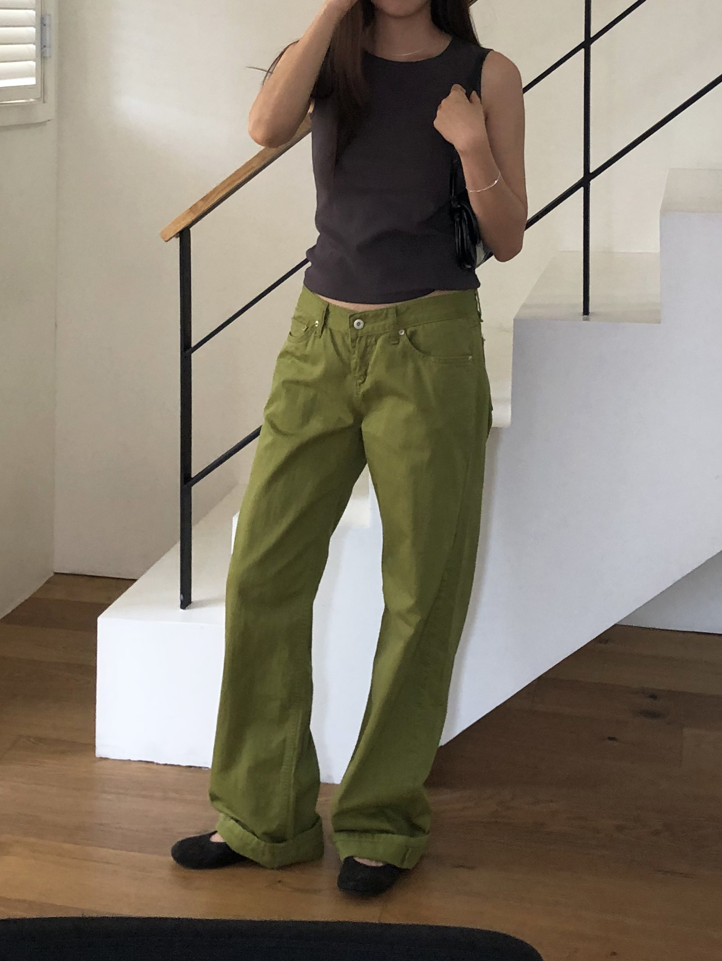 Matcha slub jean