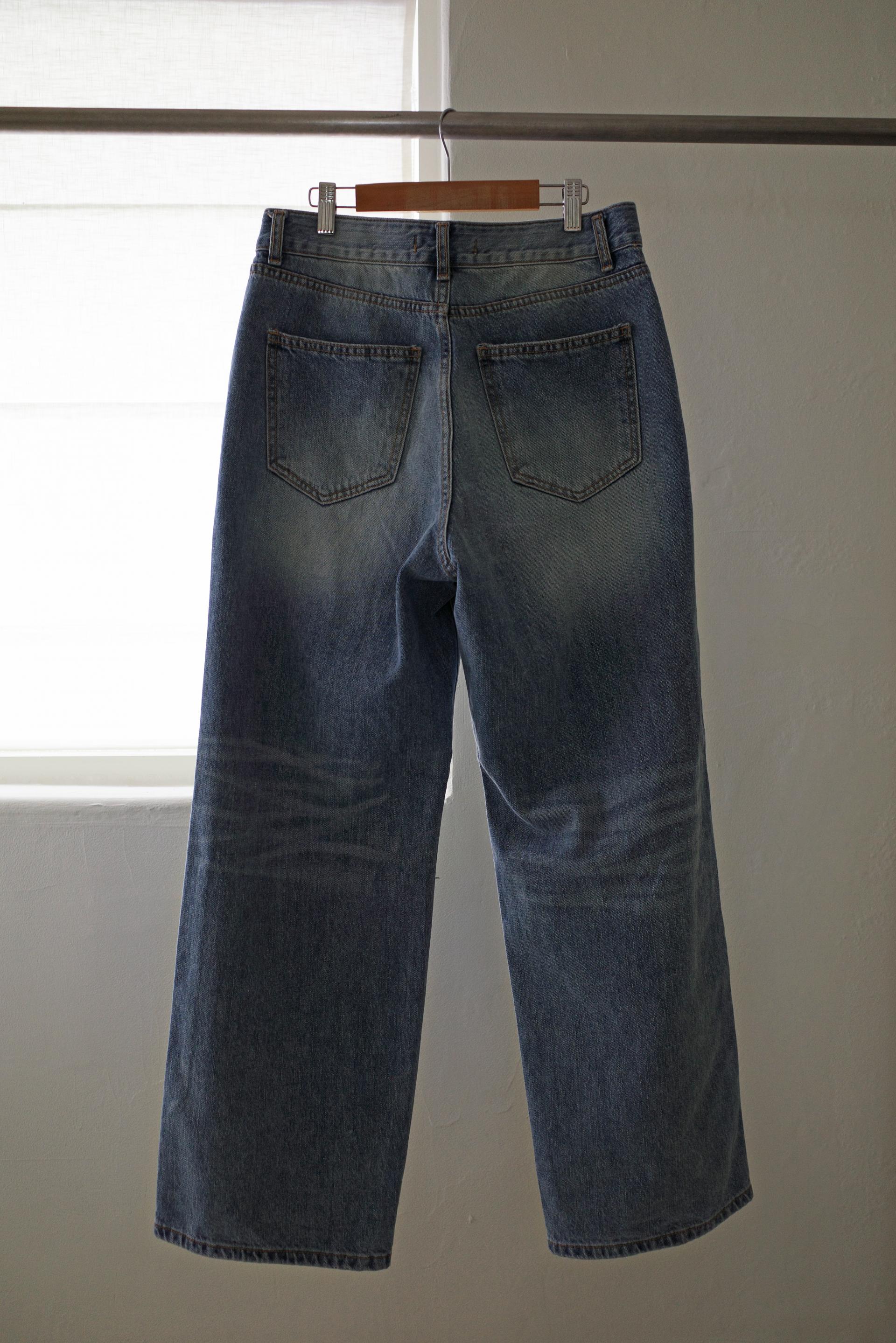 Raw overfit denim