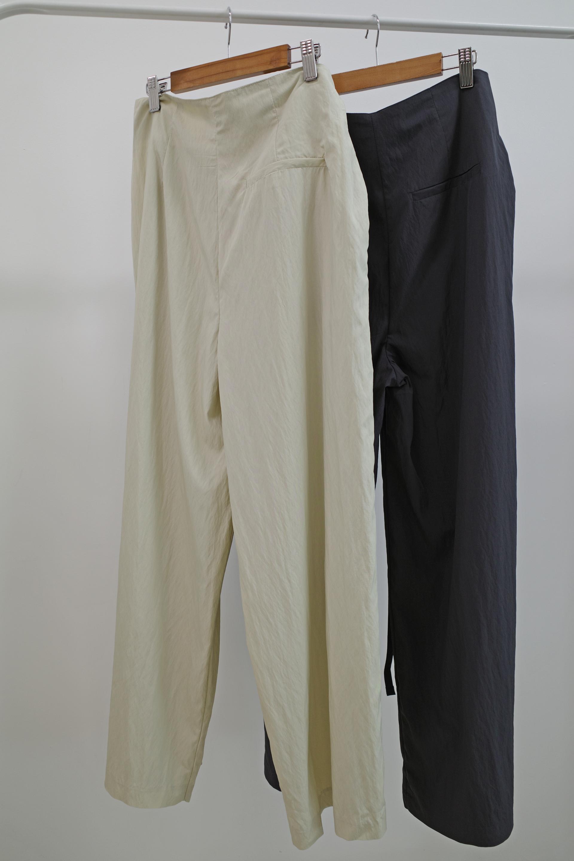 Wide wrap pants