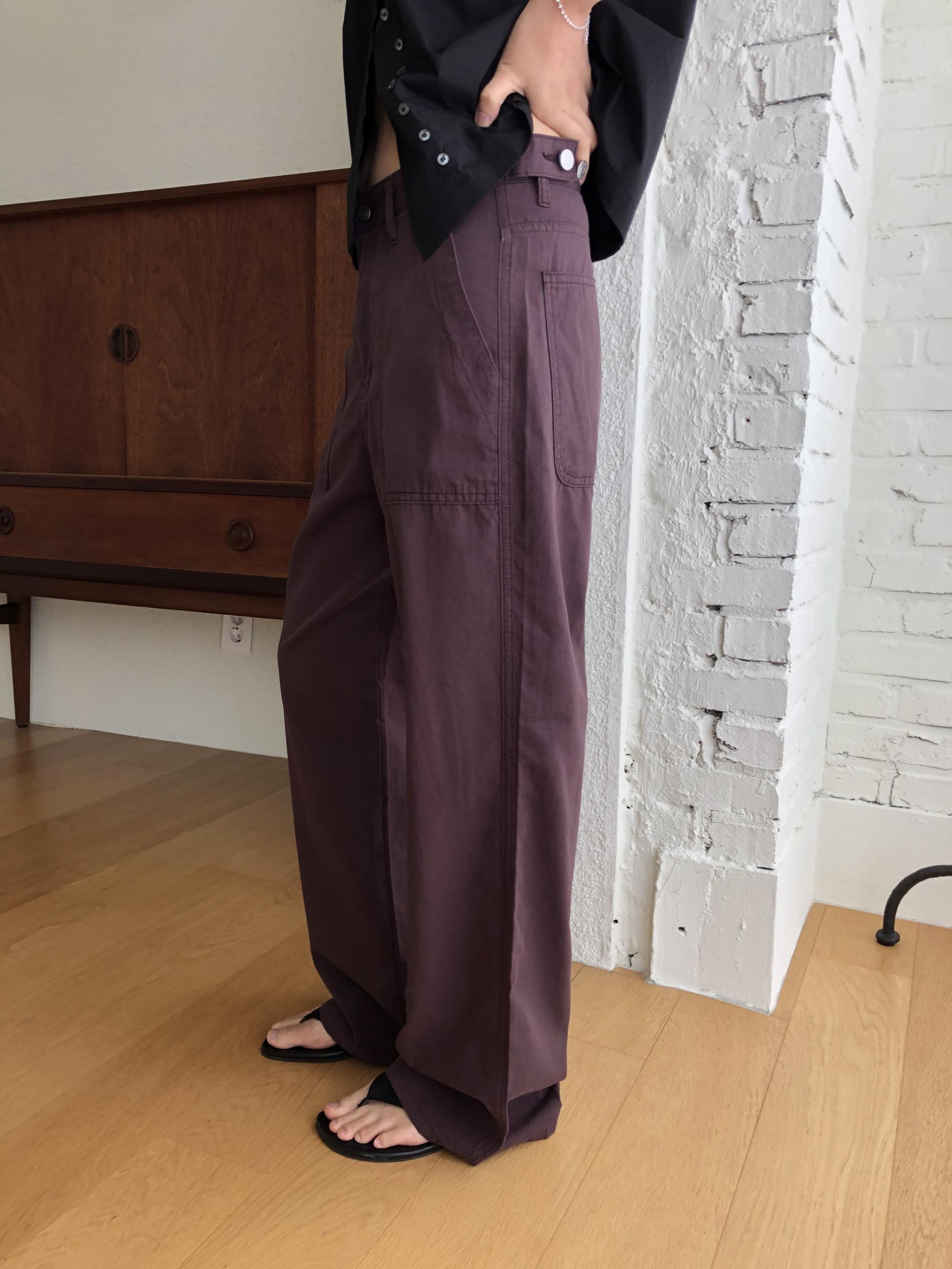 Mode buckle pants