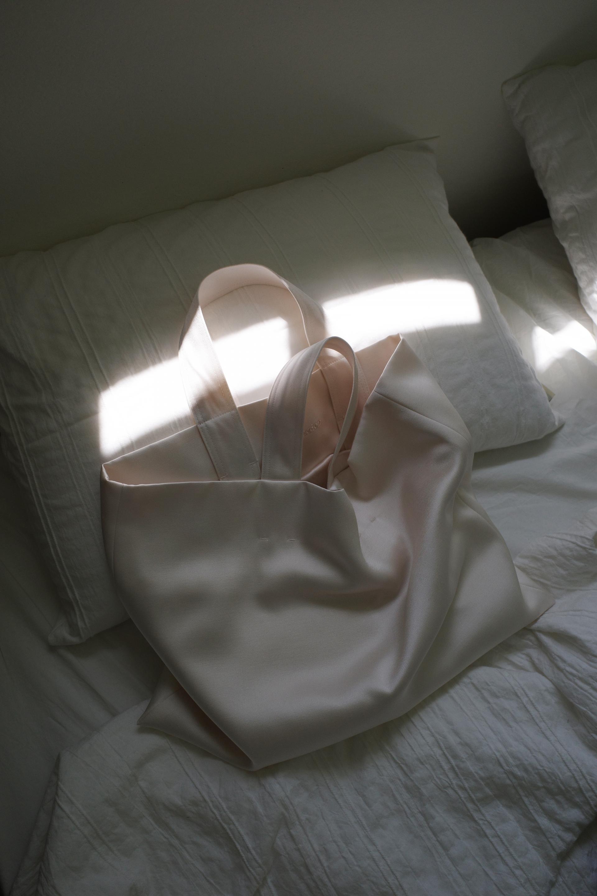 Satin tote bag