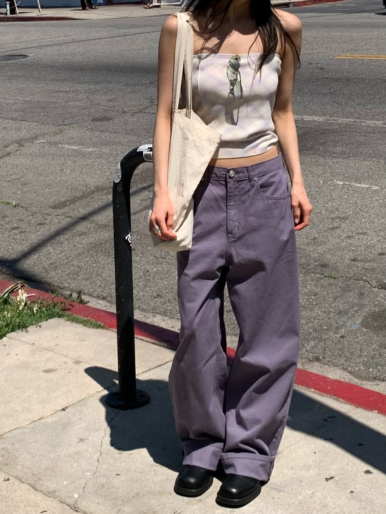 Log cotton denim