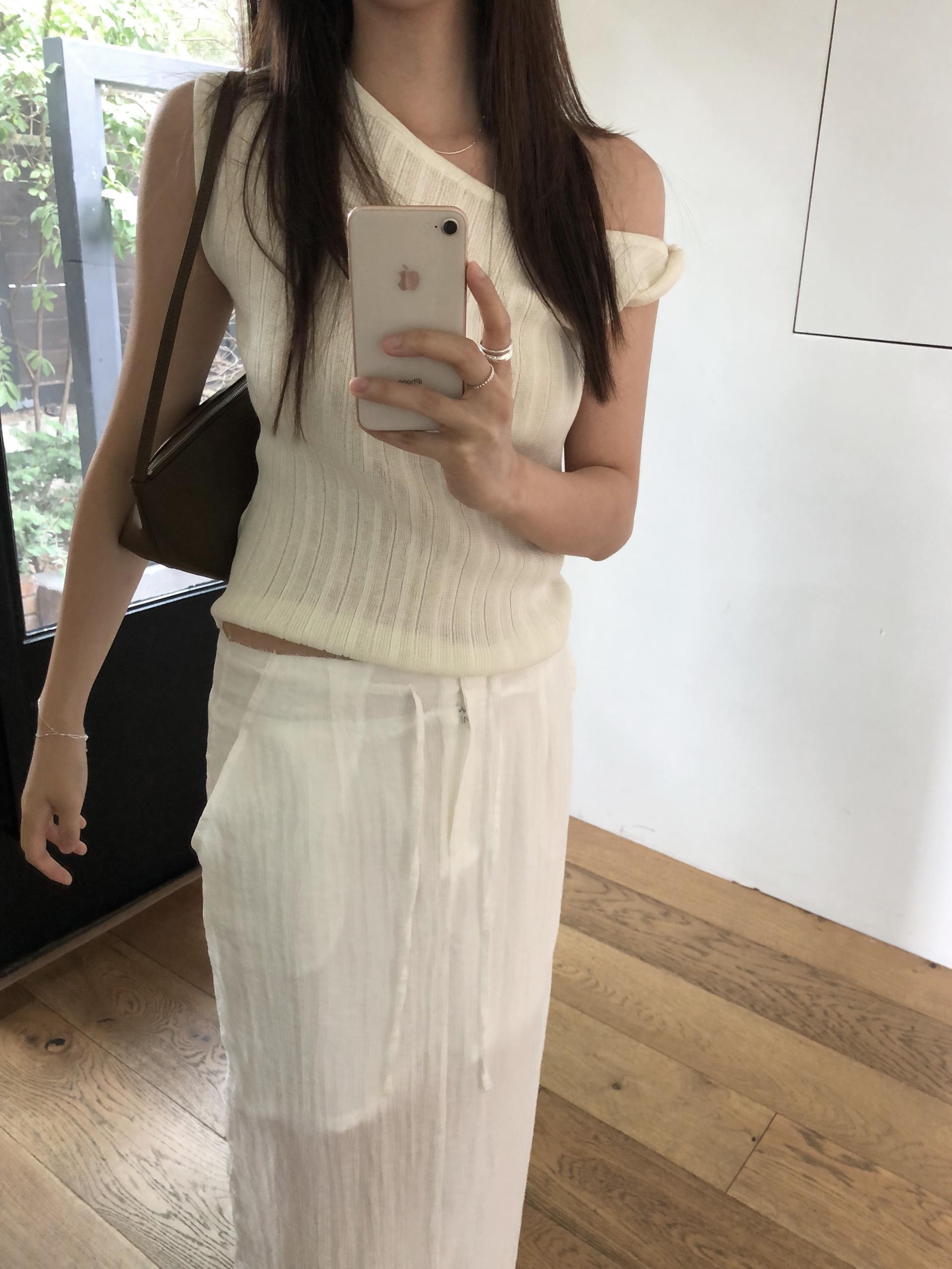Veil wrinkle skirt