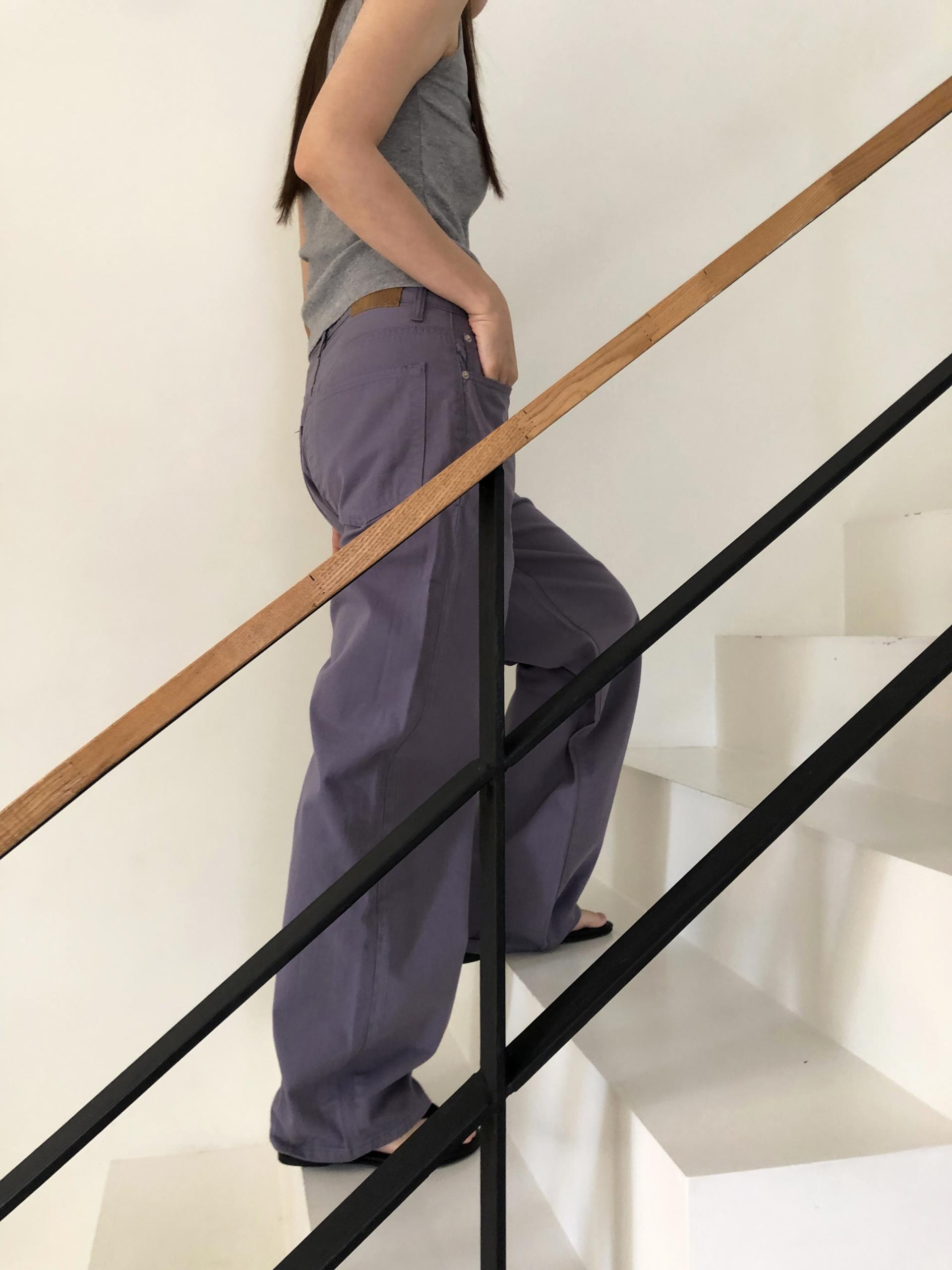 Log cotton denim