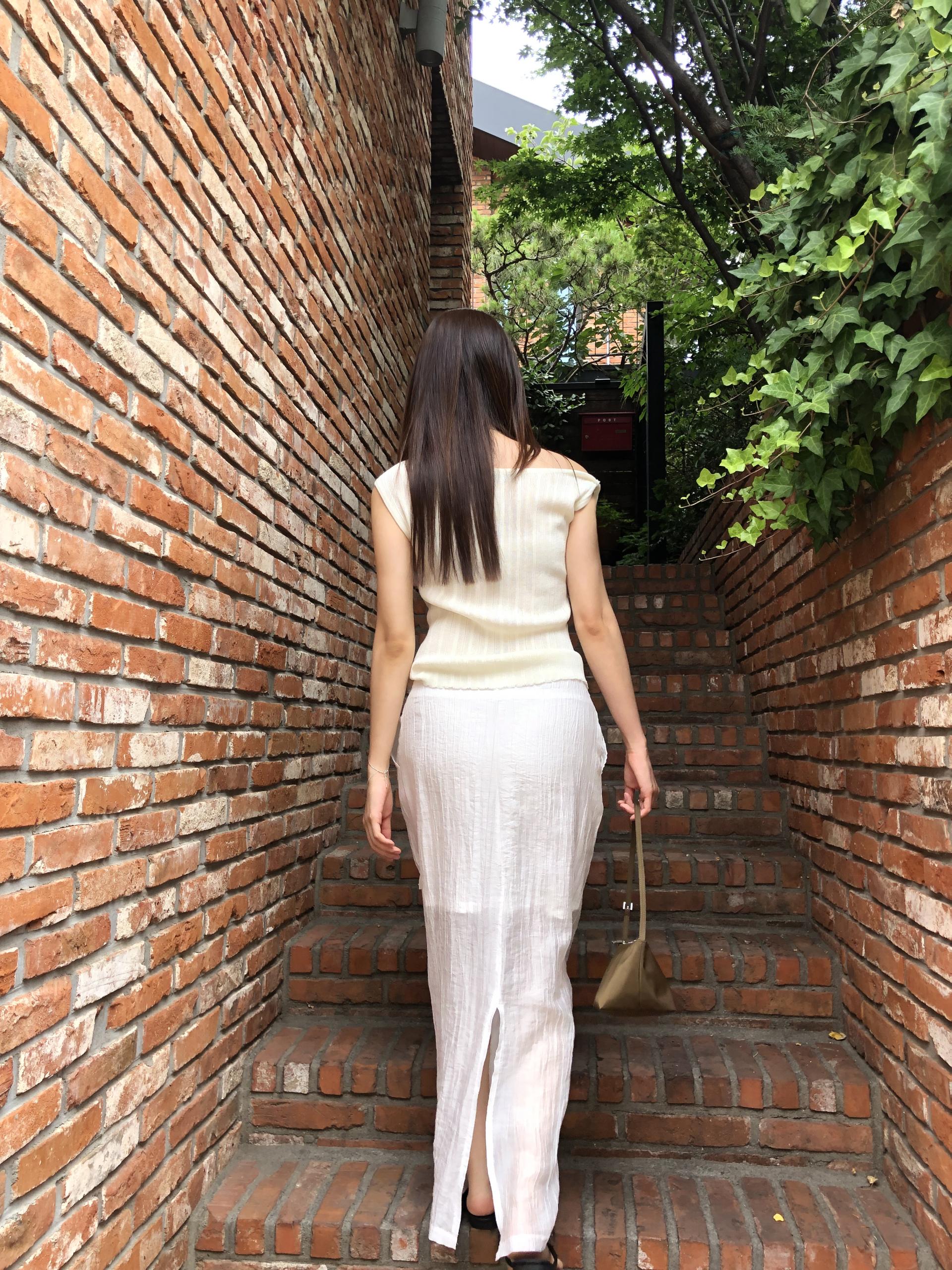 Veil wrinkle skirt
