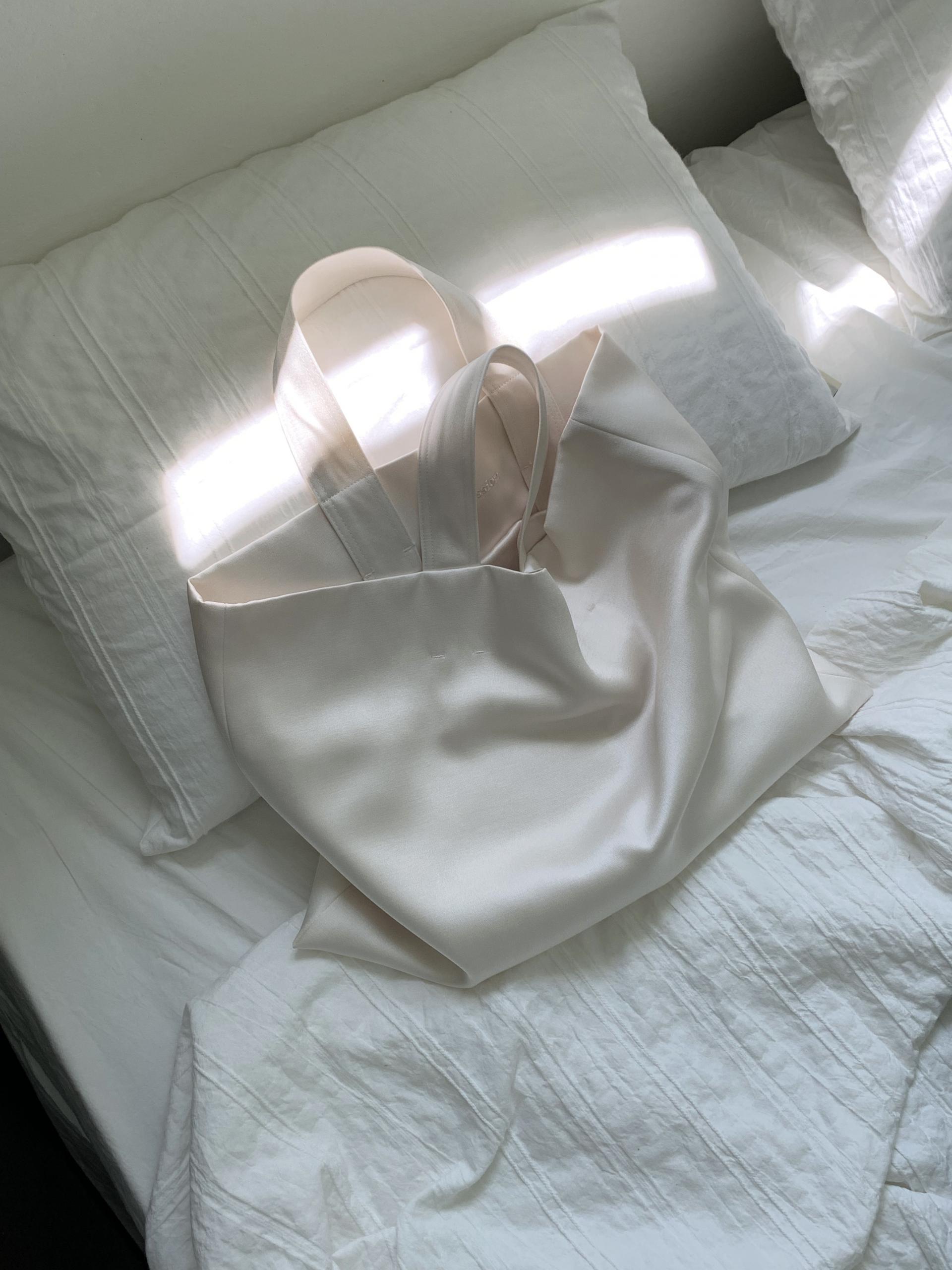 Satin tote bag