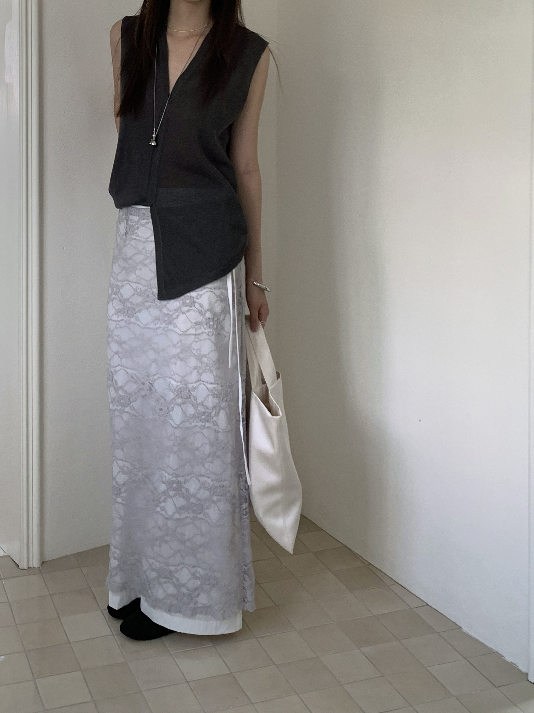 Lottie lace skirt