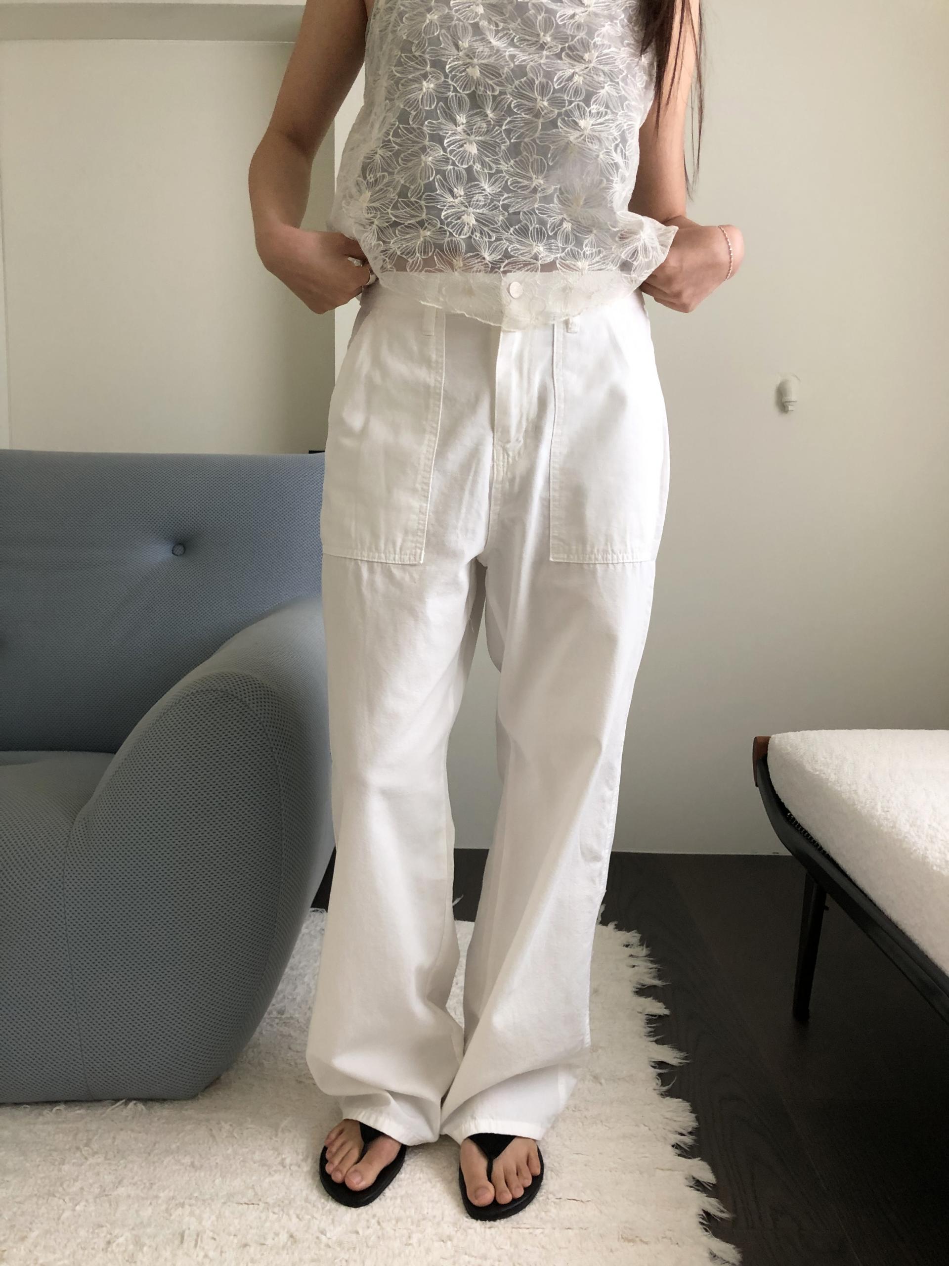 Mode buckle pants
