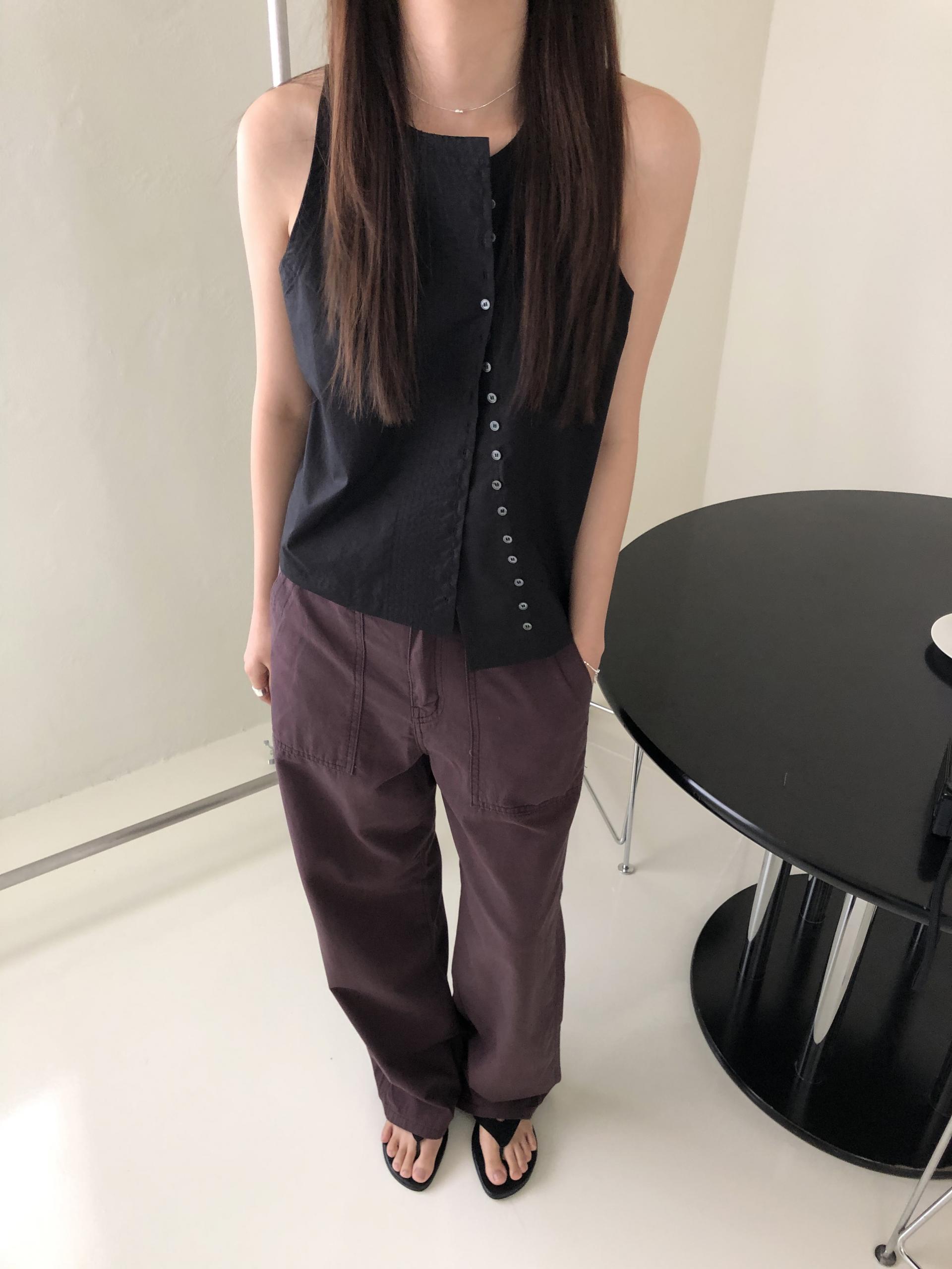 Mode buckle pants