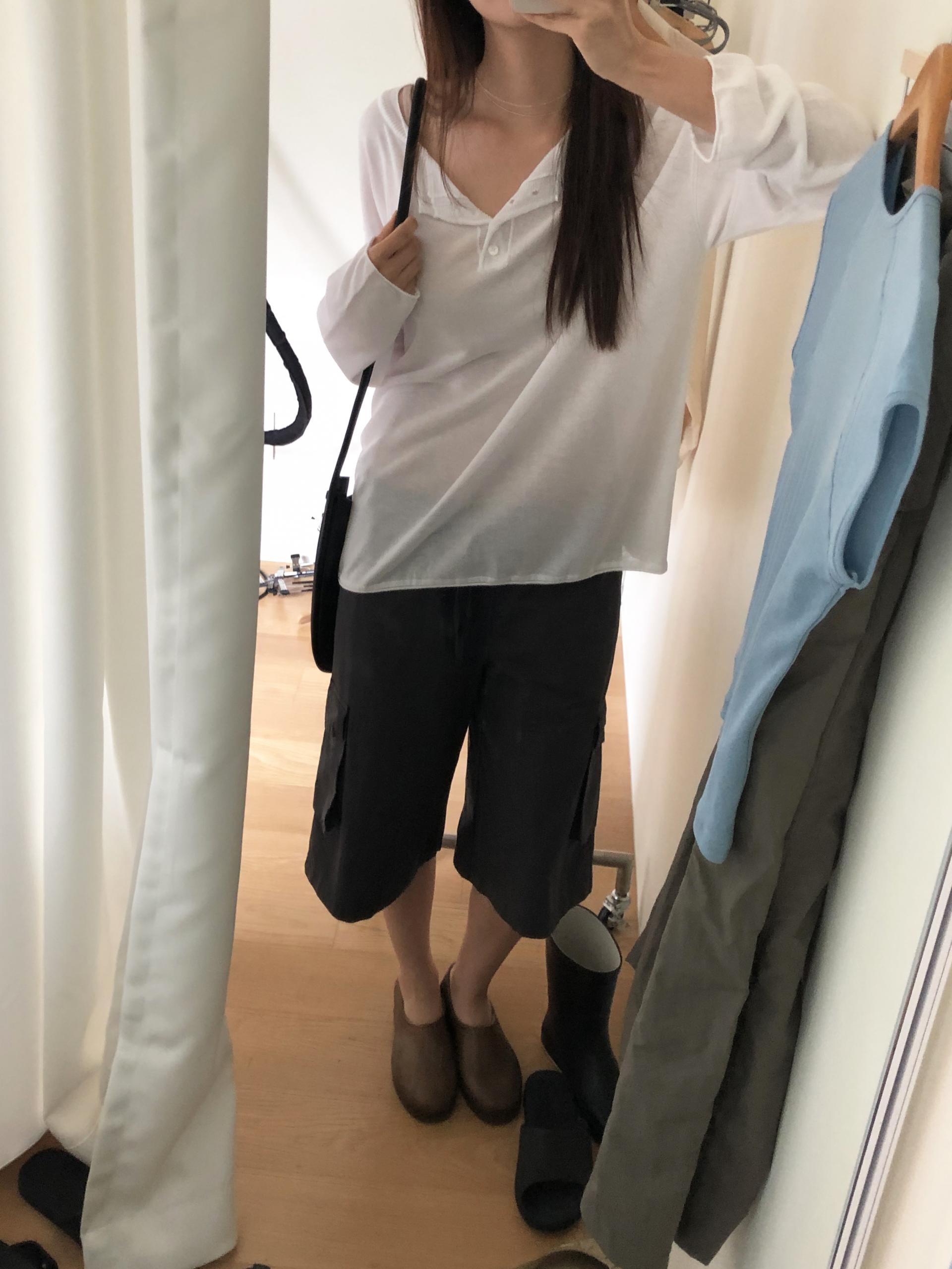 Summer button knit