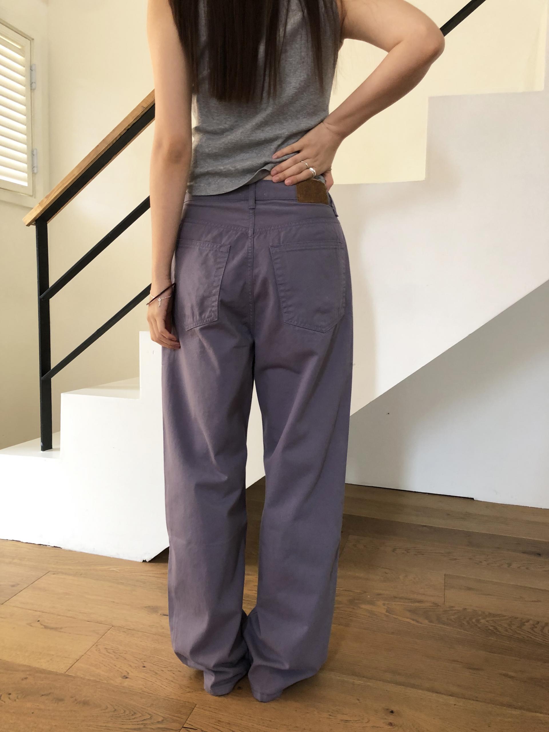 Log cotton denim