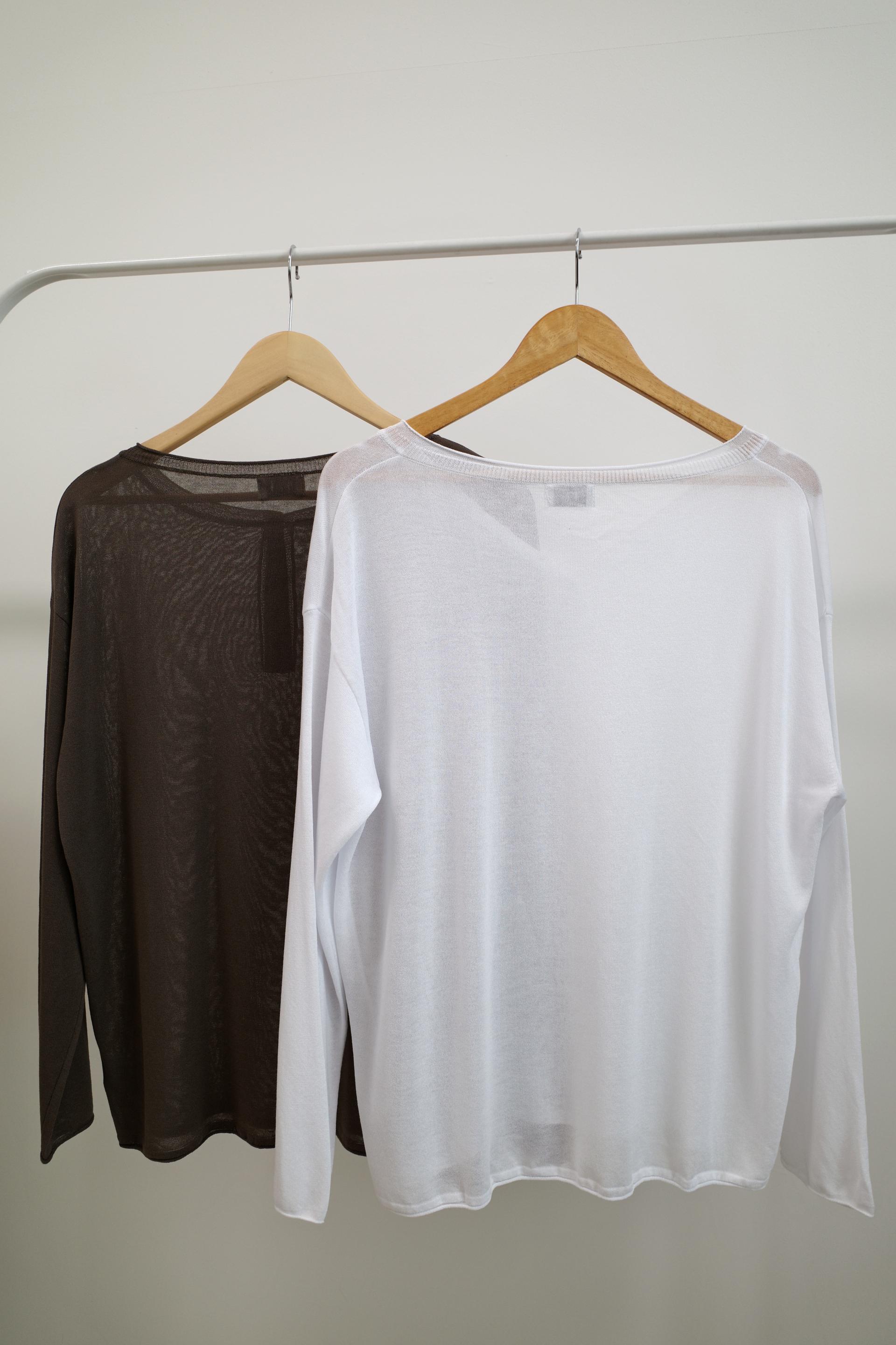 Summer button knit